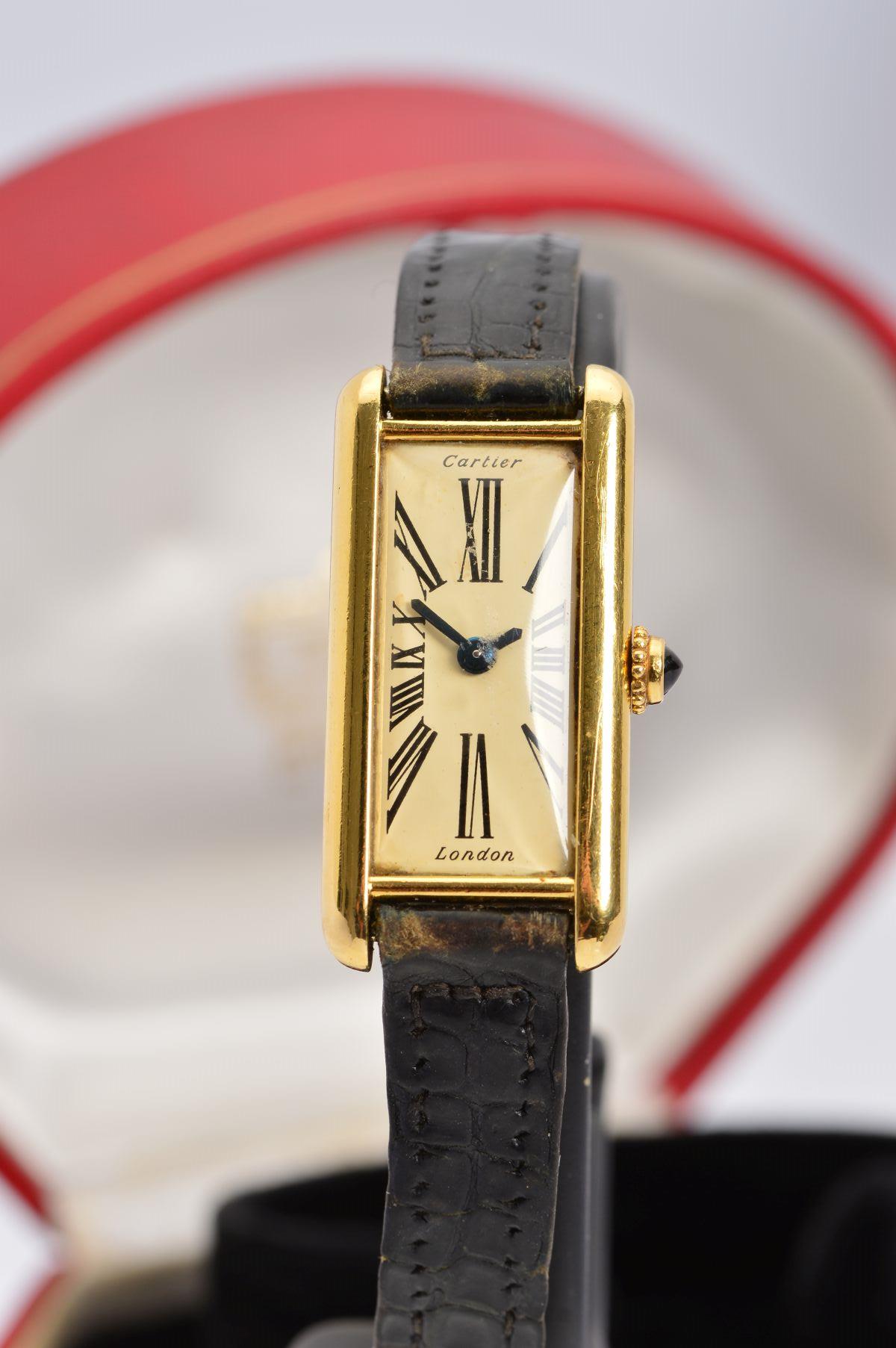 Cartier 18Ct Gold Watch Sold £7400