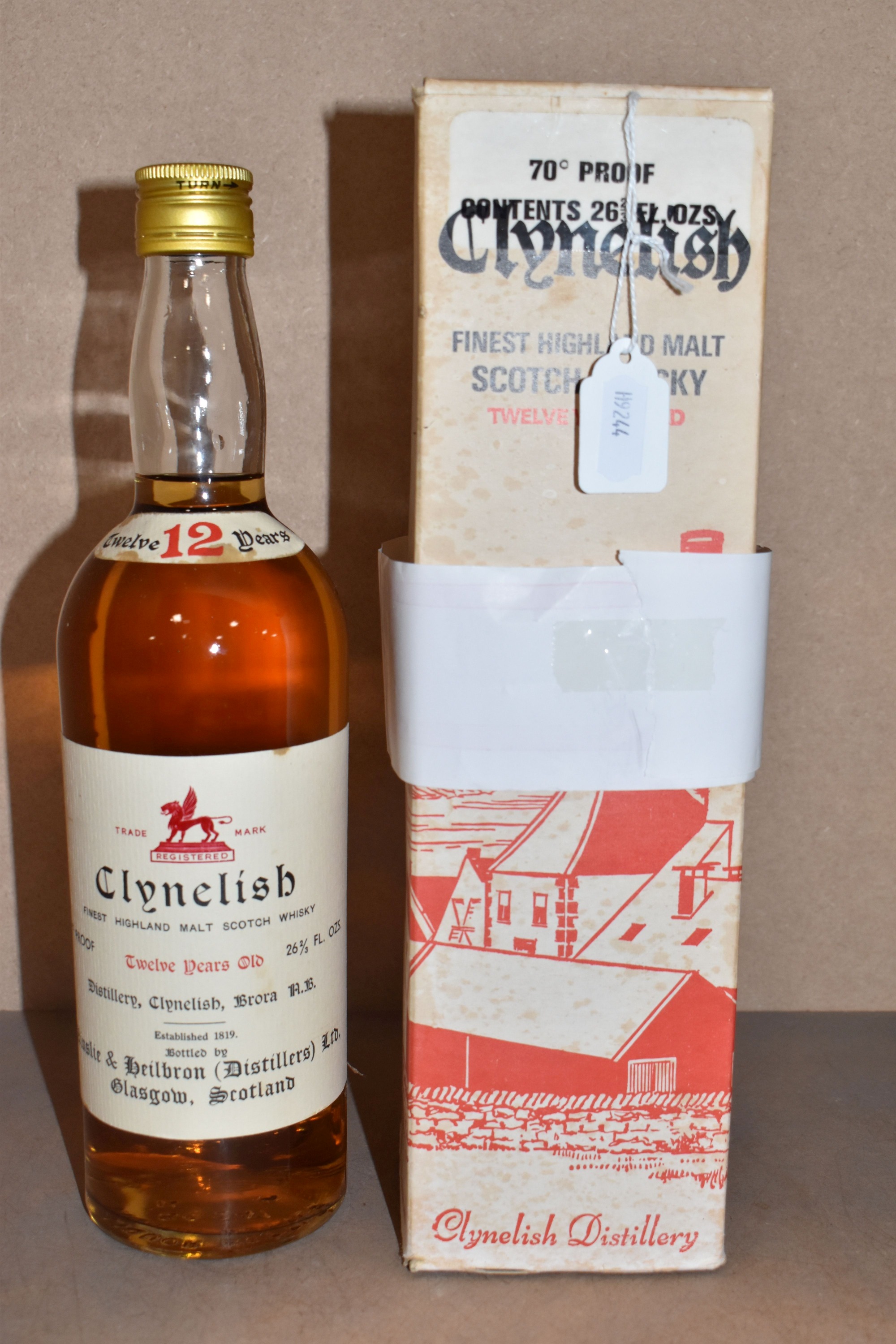 Clynelish 12 Year Old Finest Highland Malt Scotch Whisky 1970S Bottling Sold £1,050