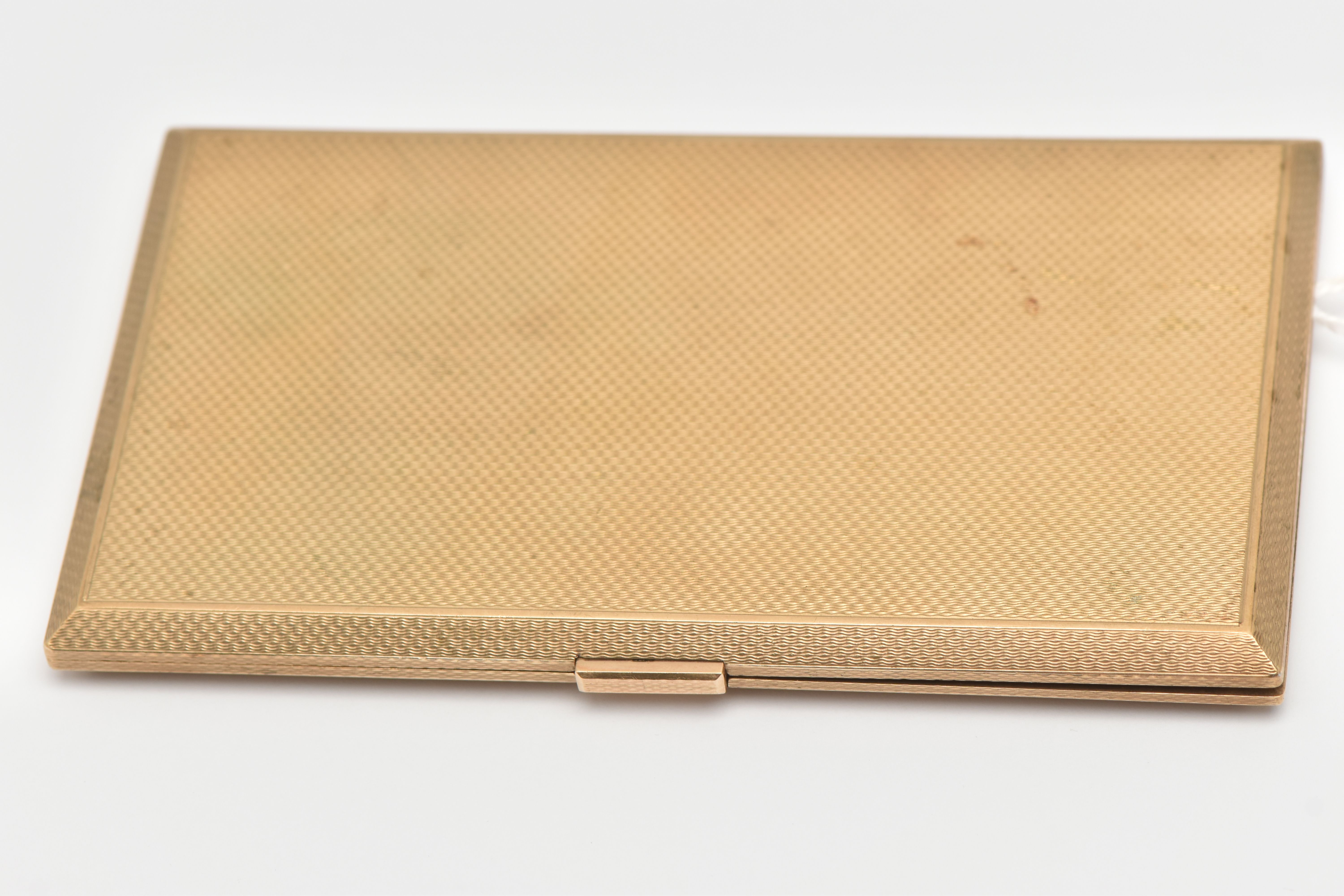 9Ct Gold Cigarette Case Sold £4,850
