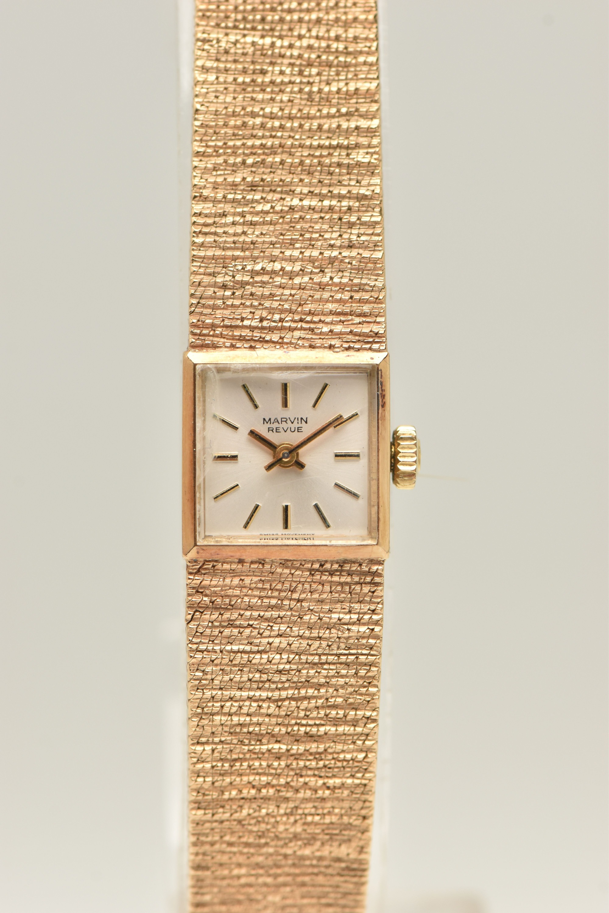 9Ct Gold Marvin Wristwatch Sold £660