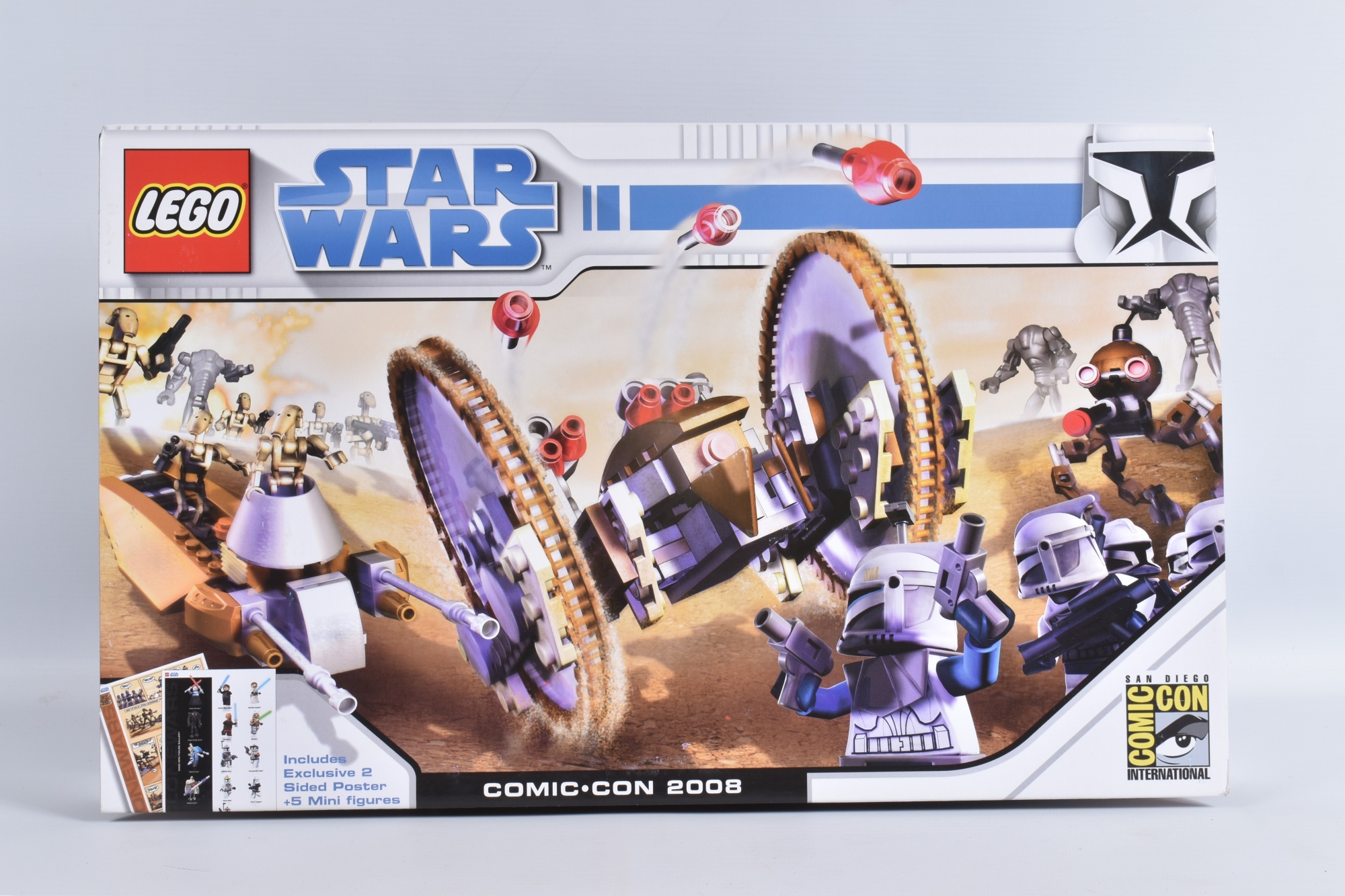 The package is contained in a special gatefold outer box in very good condition and branded San Diego Comic-Con 2008.