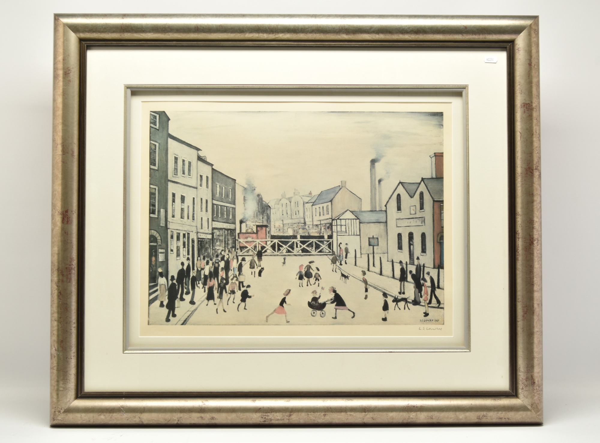 LS Lowry Signed Limited Edition Print 'Level Crossing, Burton Upon Trent' Sold £1,700 Web