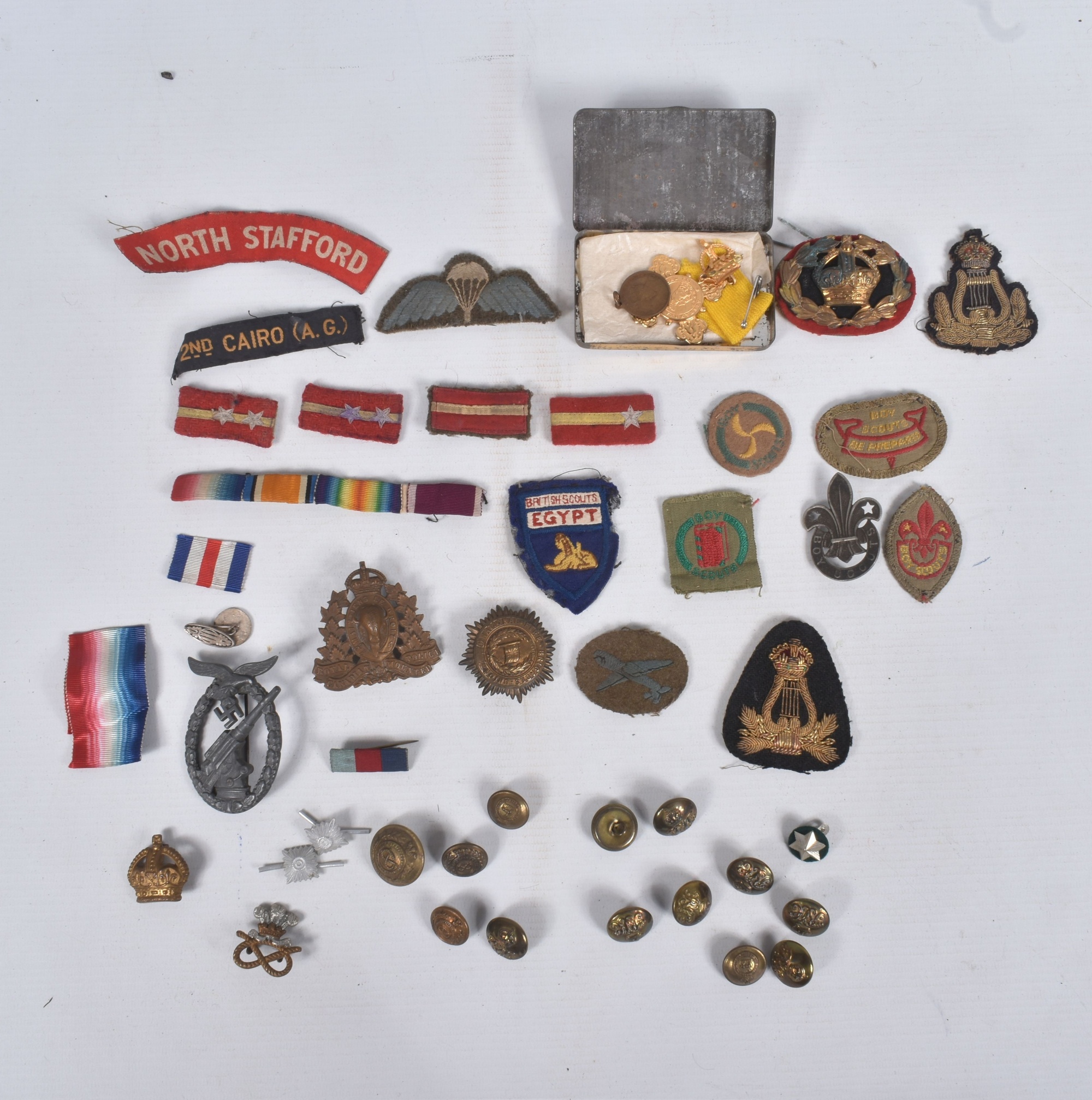 Military, Police And Scout Badges And Awards Sold £280