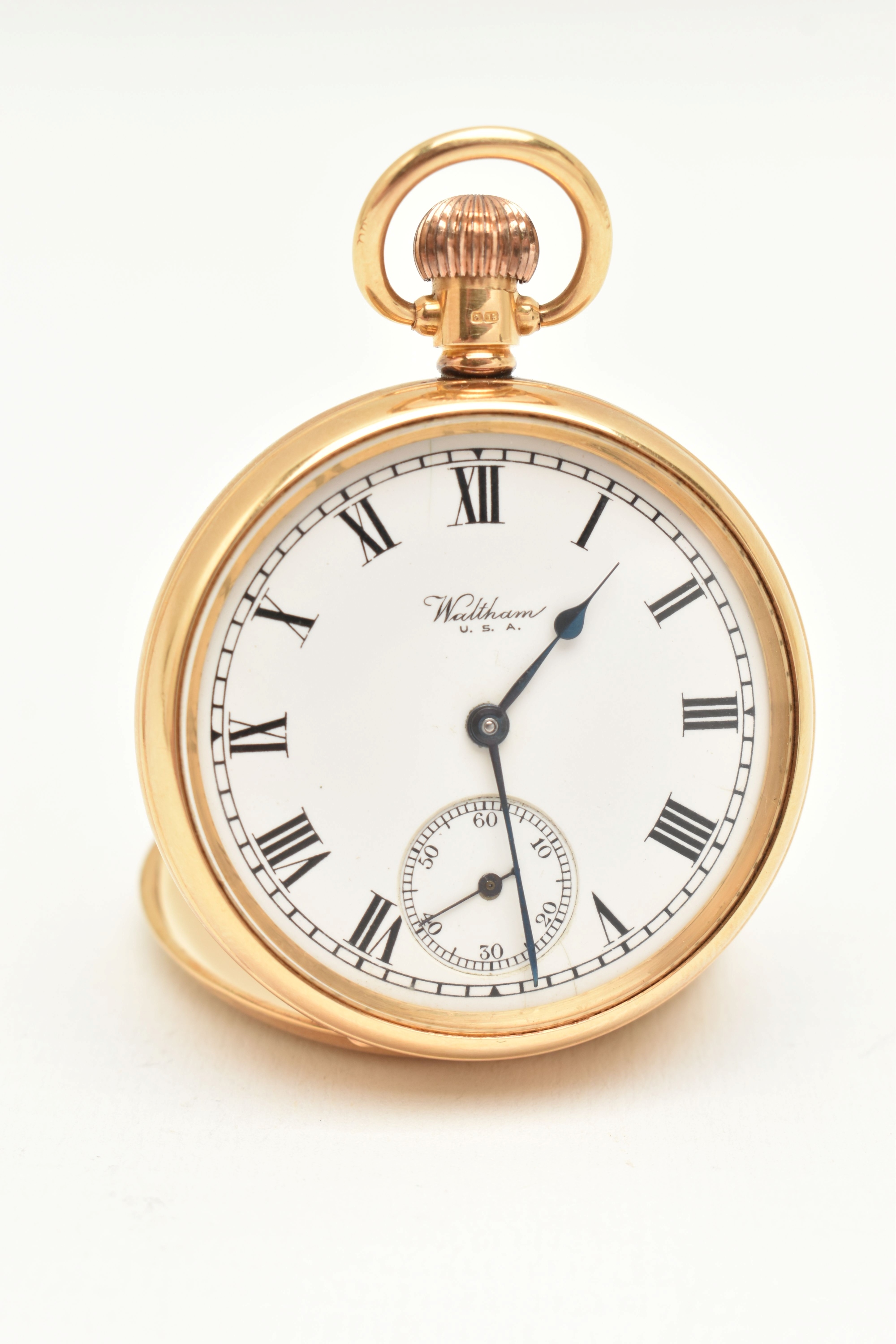 18Ct Gold Waltham Pocket Watch Sold £1,400