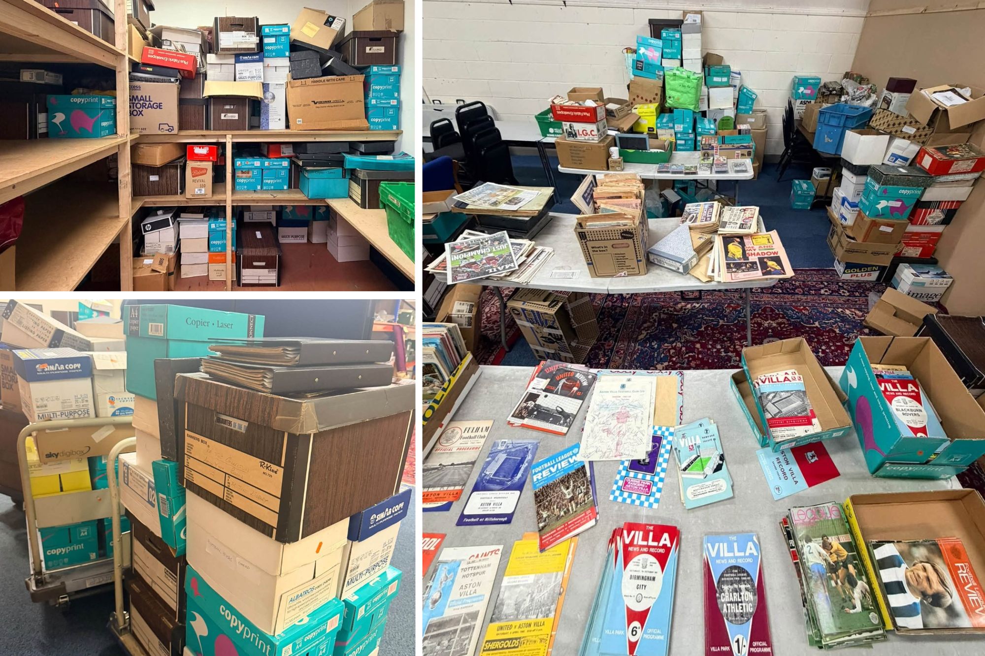 Programmes Unpacking Collage