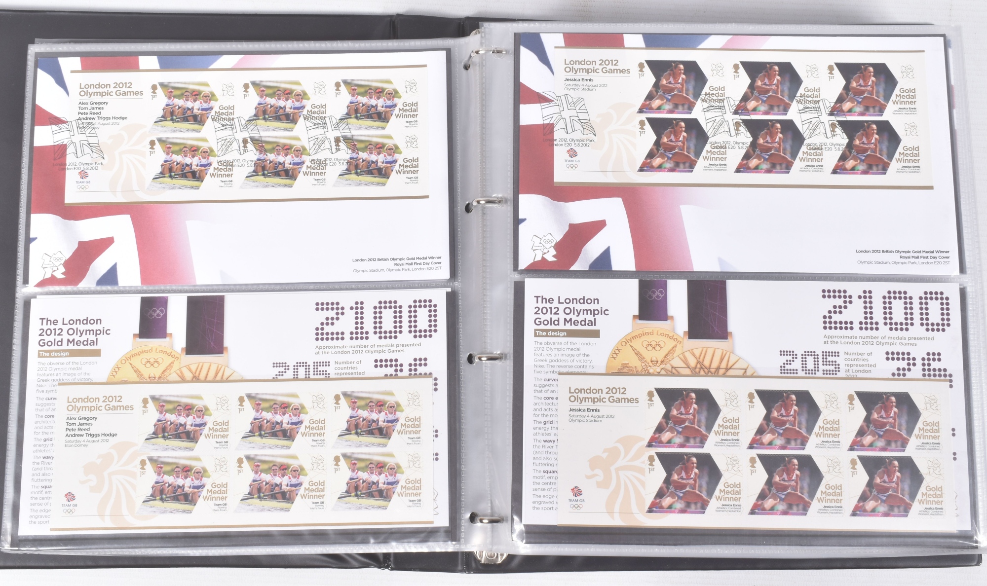 Olympics Stamps From GB 1952 2022 Collection Sold £2,300 Web