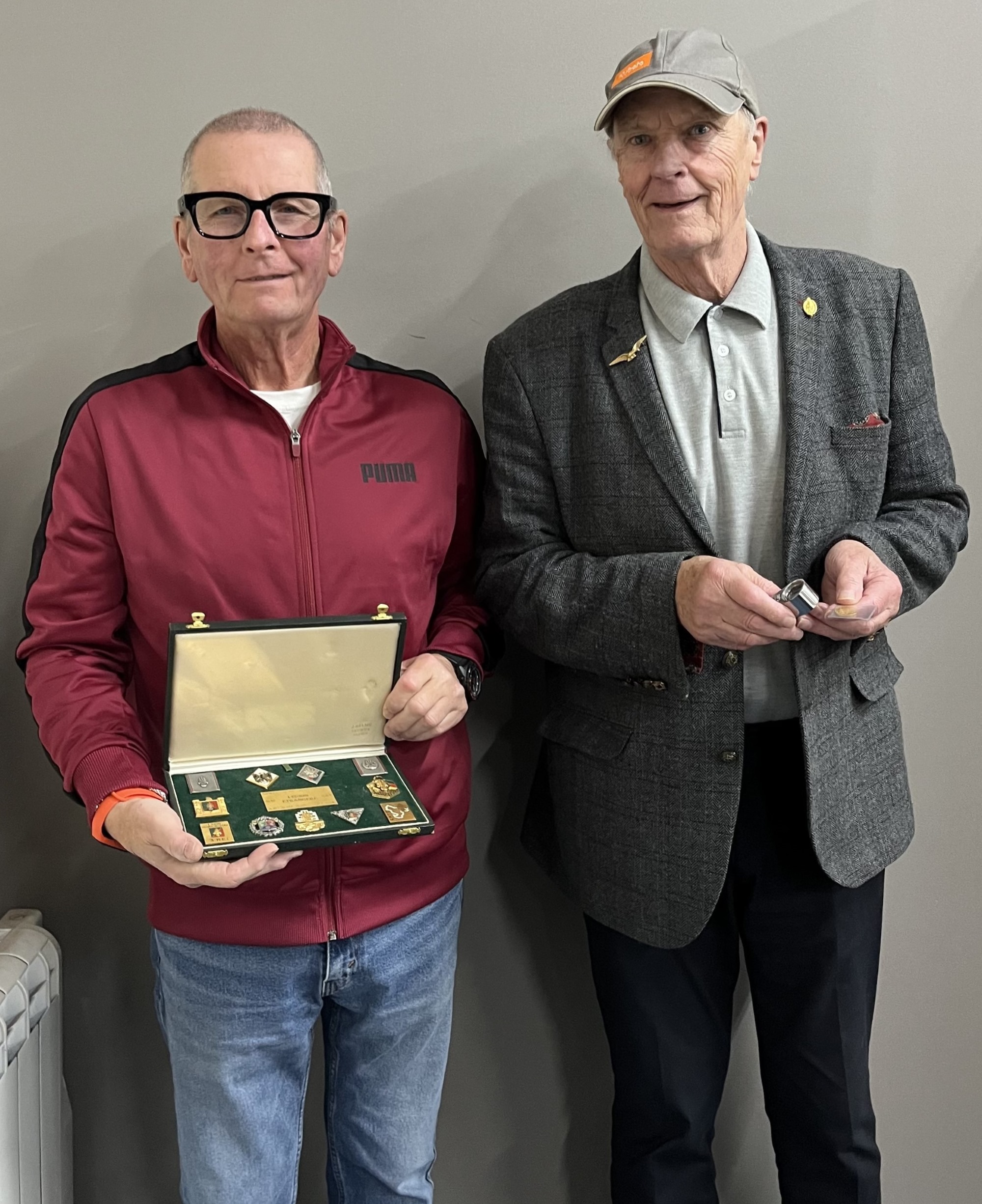 Medals and militaria consultant Nick Thompson, left, and coin specialist Phil Bridge.