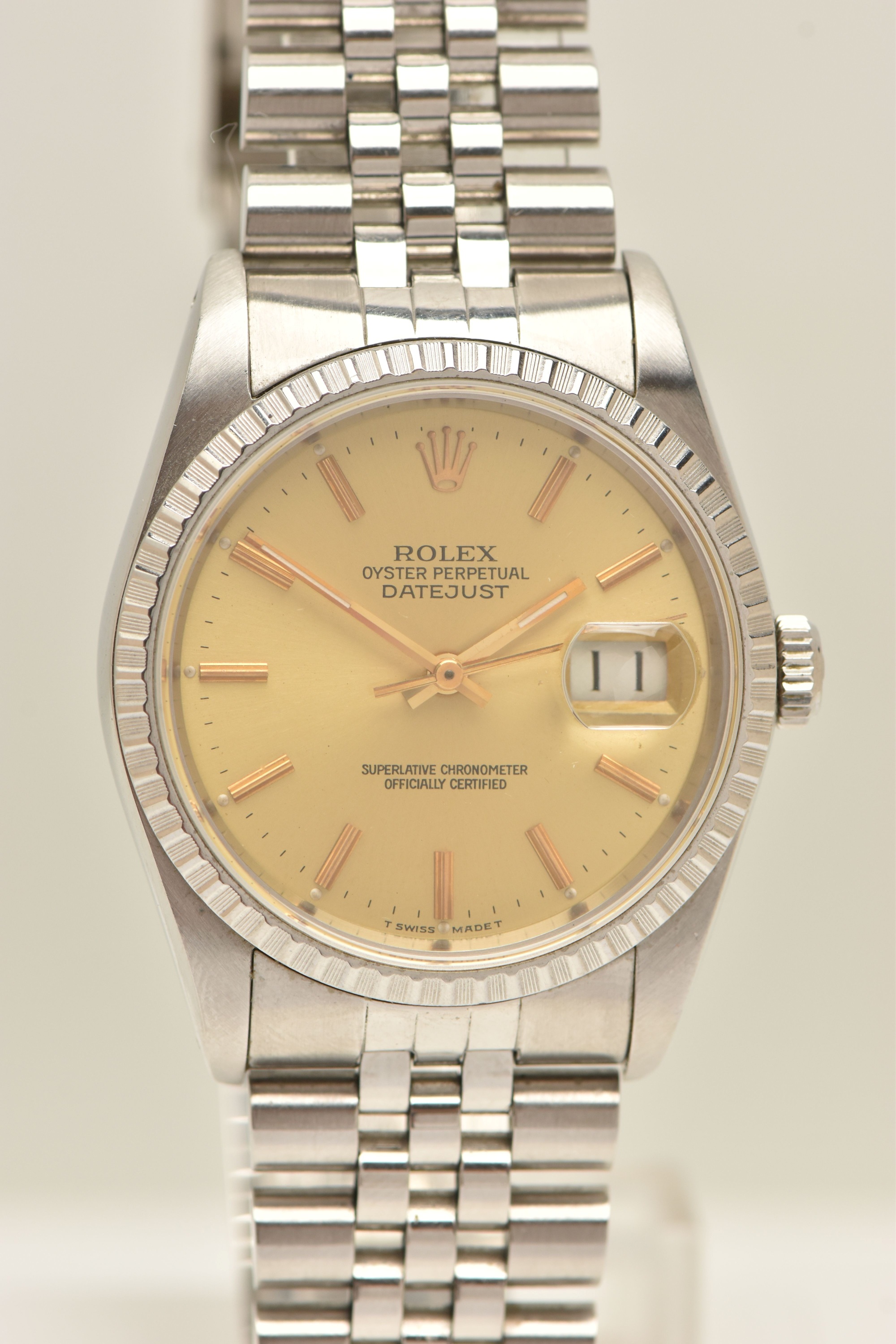 1989 36Mm Rolex Datejust Sold £2,500