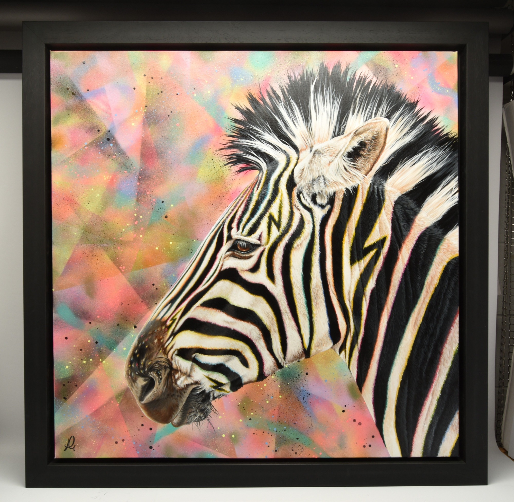 'She's Electric', Mixed Media On Canvas By Hayley Goodhead Sold £520