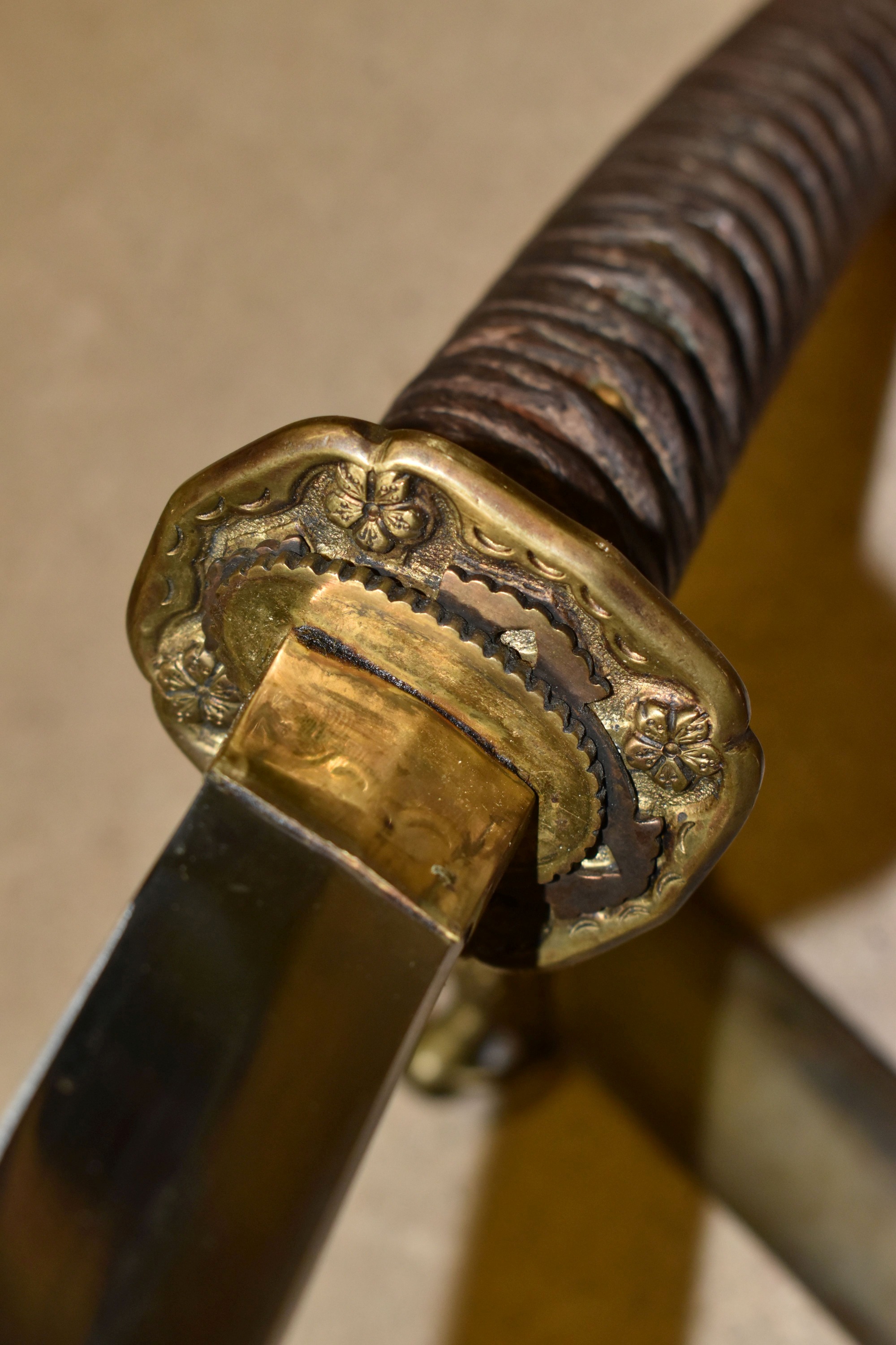 Detail Of WW2 Japanese Samurai Sword Sold £620