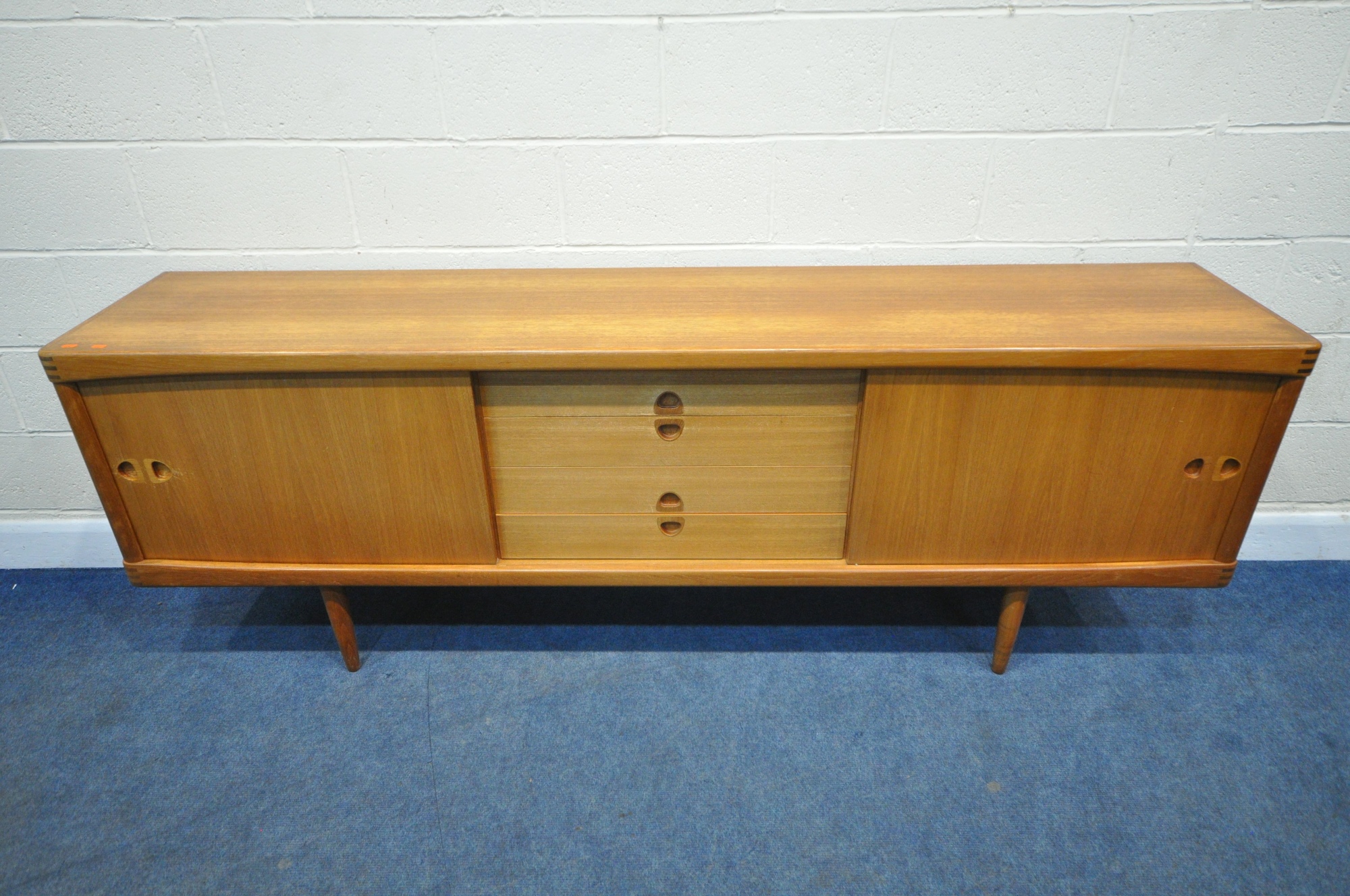 HW Klein For Bramin Mobler Mid C20th Danish Teak Sideboard Sold £600