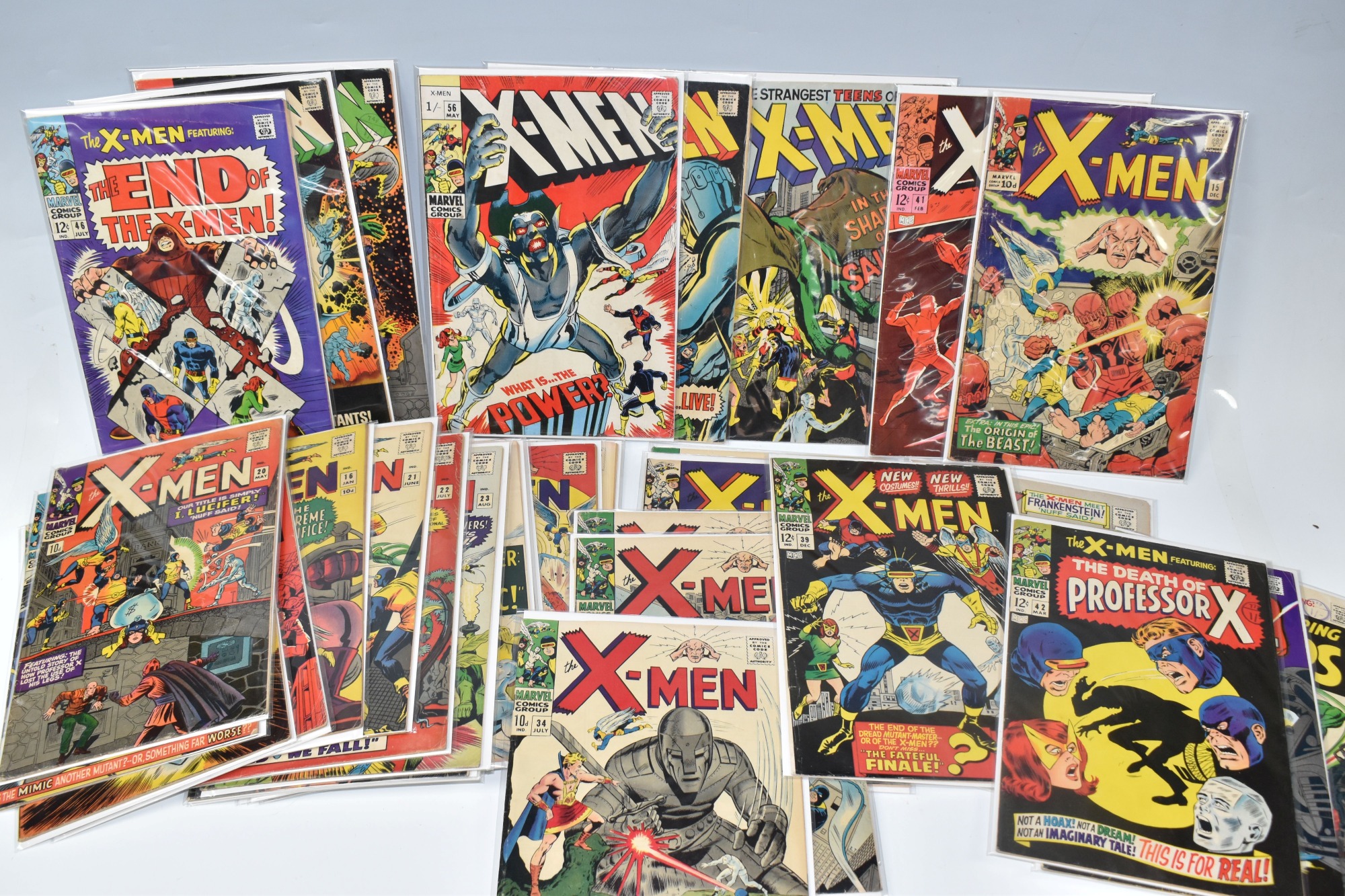 Collection Of X Men Marvel Comics Sold £1,300