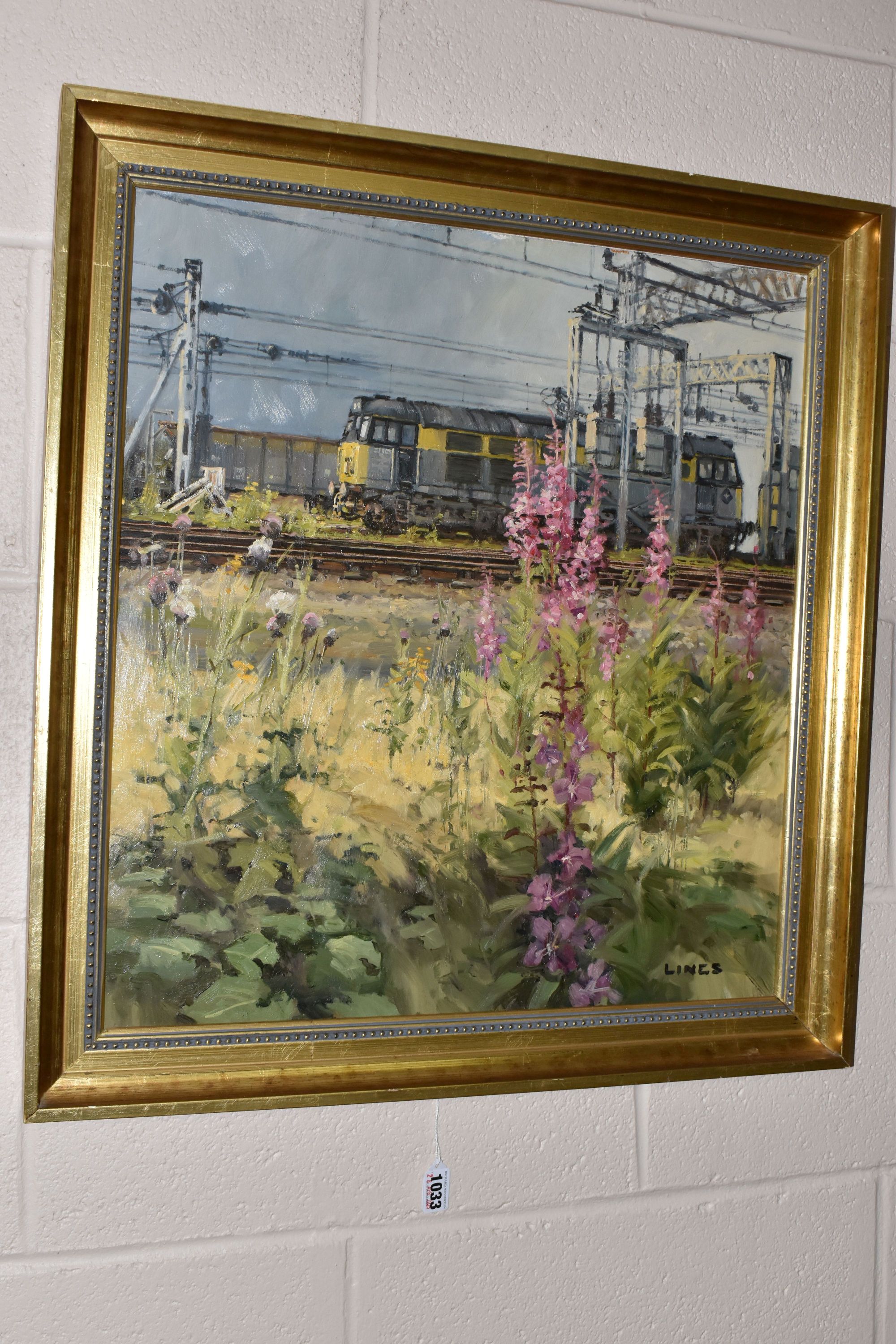 John Lines Locomotive And Landscape Sold £660