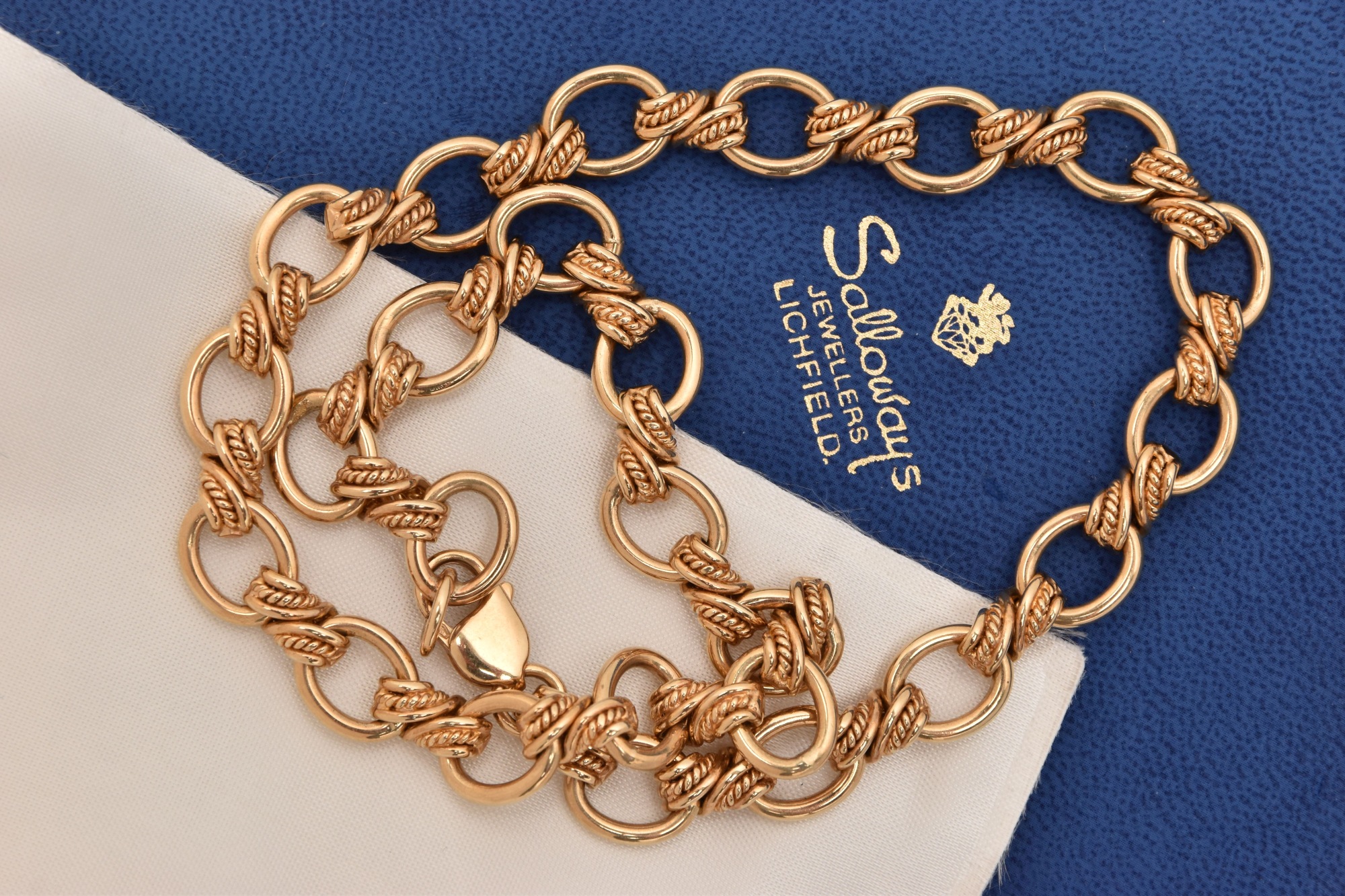 9Ct Gold Fancy Link Chain Sold £1,600
