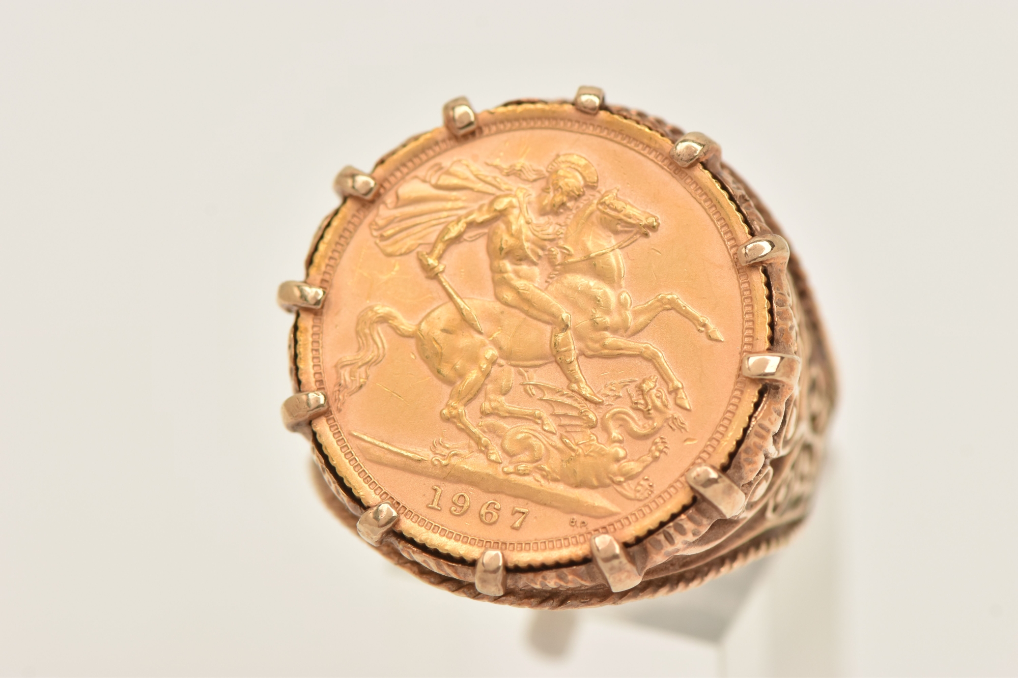 1967 Gold Sovereign Ring Sold £750
