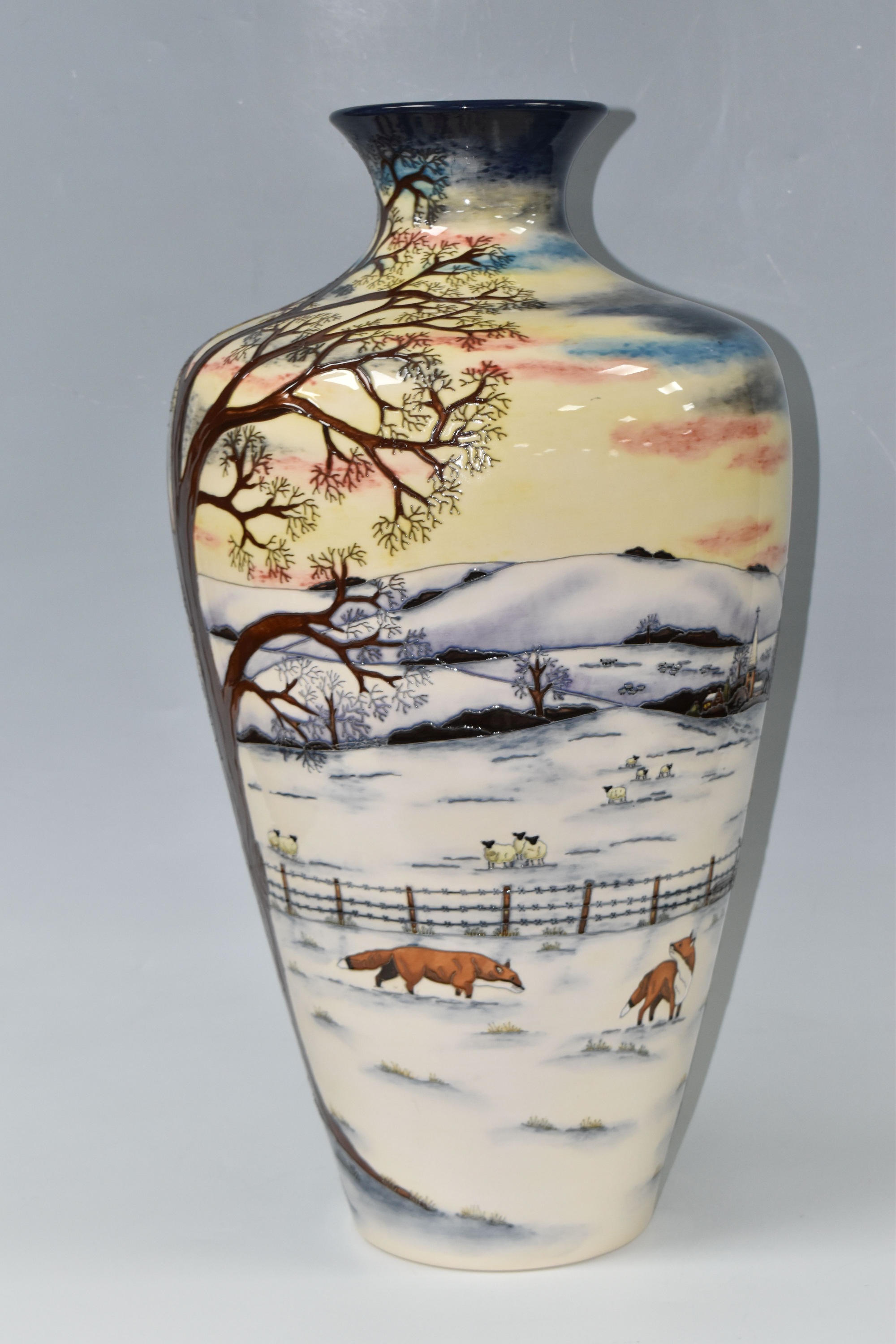 Moorcroft Large 'Woodside Farm' Floor Vase Sold £900
