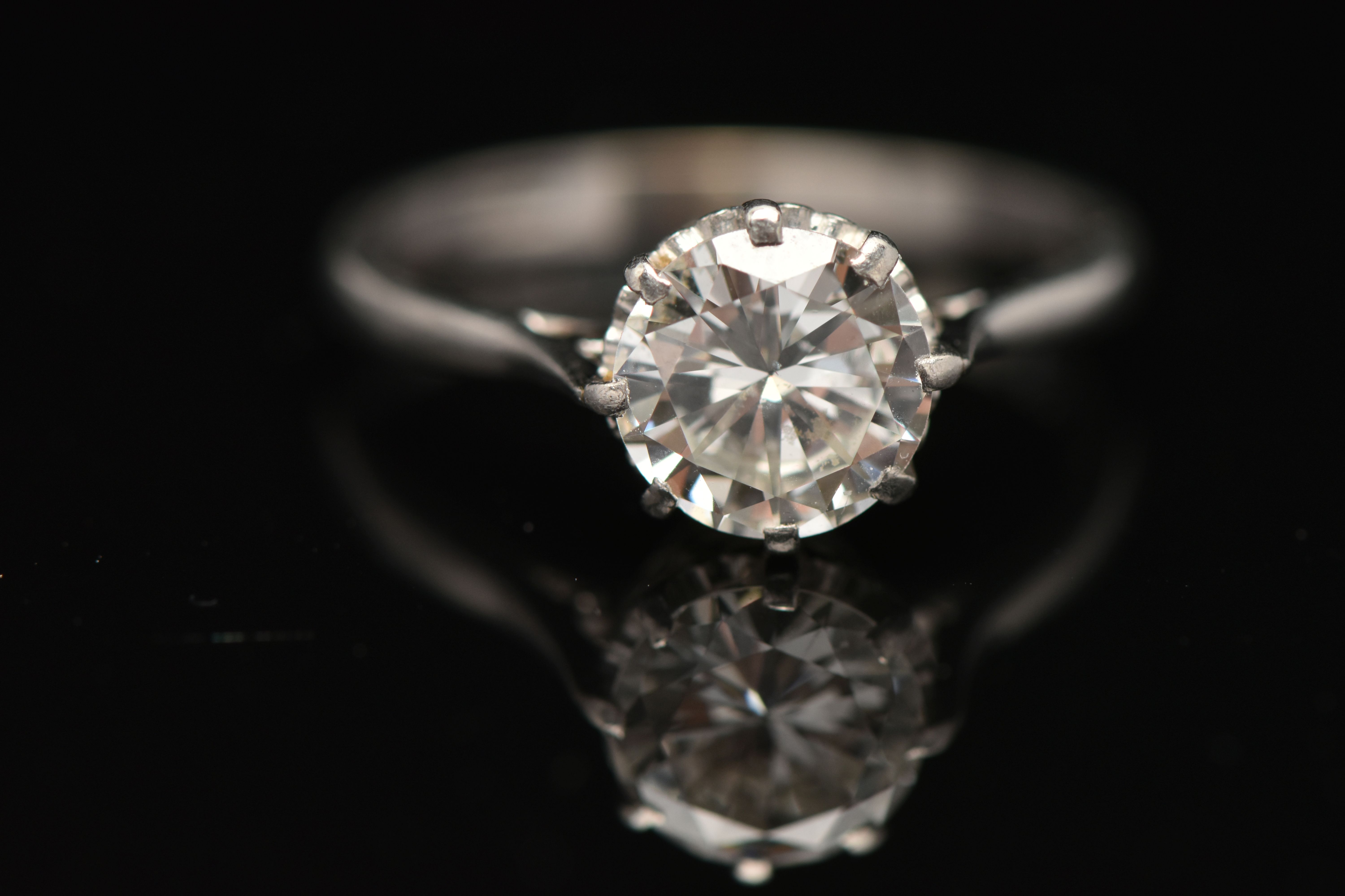 1.46Ct Single Stone Natural Diamond Ring Sold £2,900