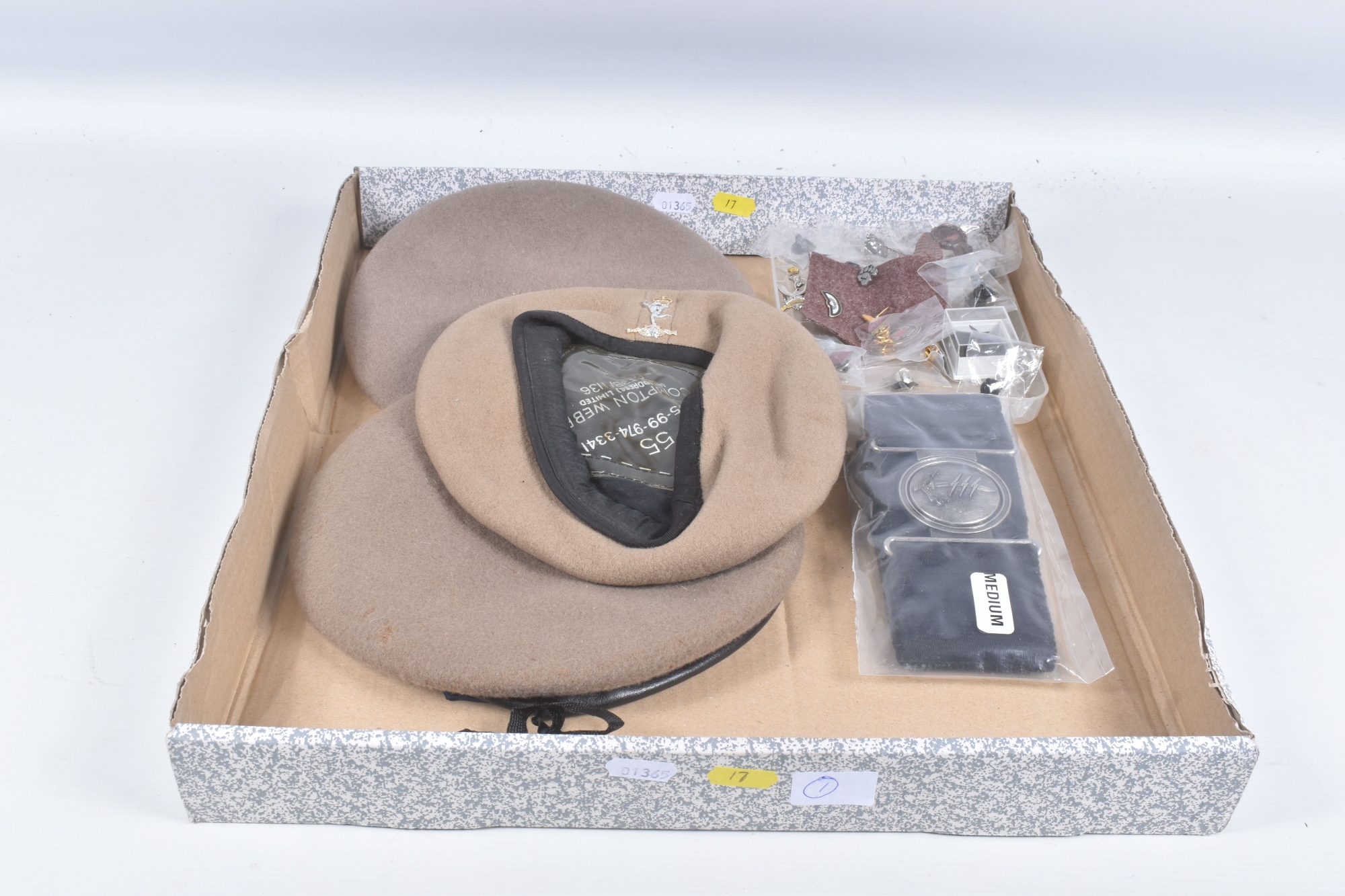 3 SAS Berets And Special Forces Badges Sold £320
