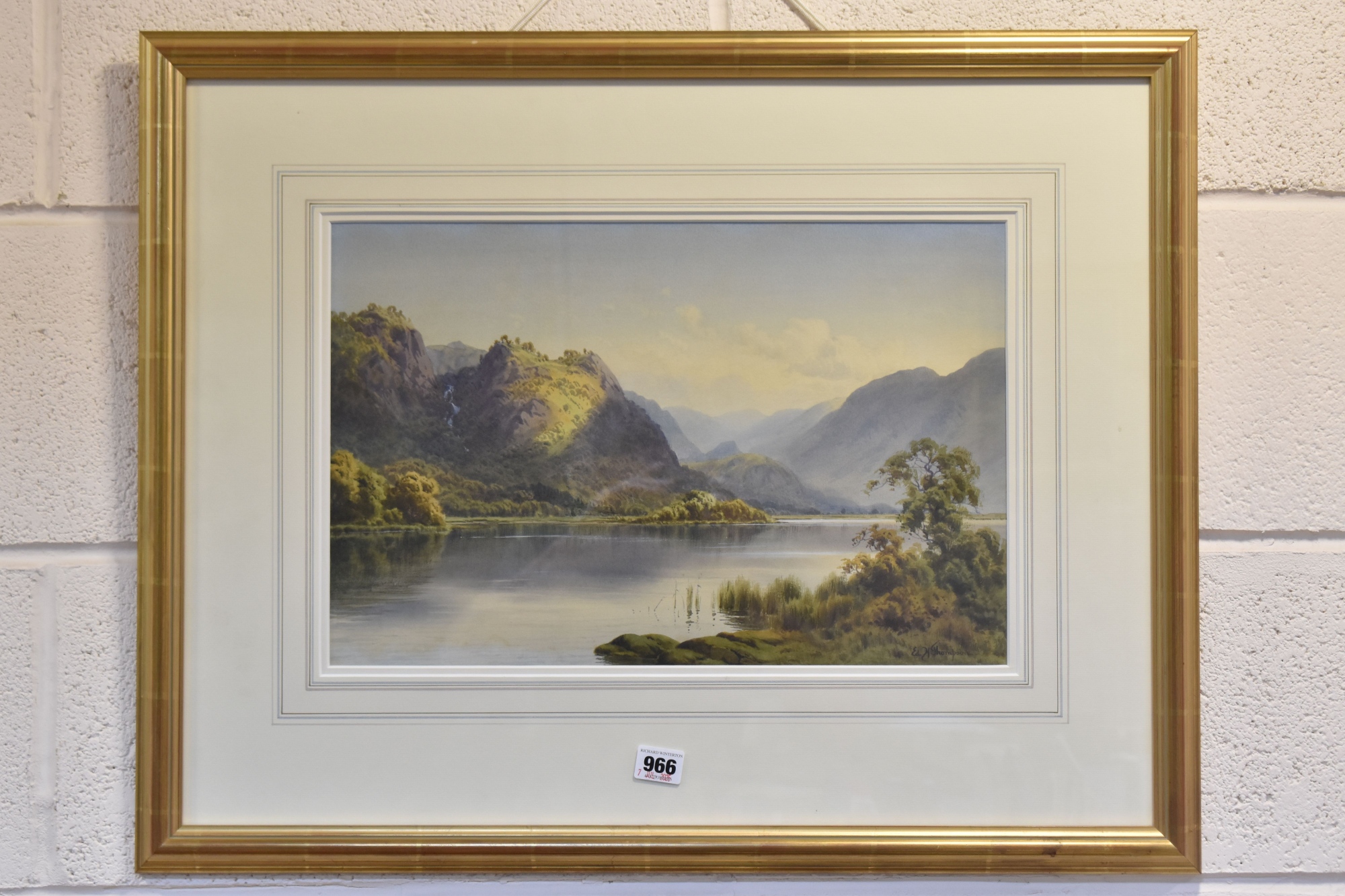 Edward Horace Thompson 'The Gateway To Borrowdale' Sold £700