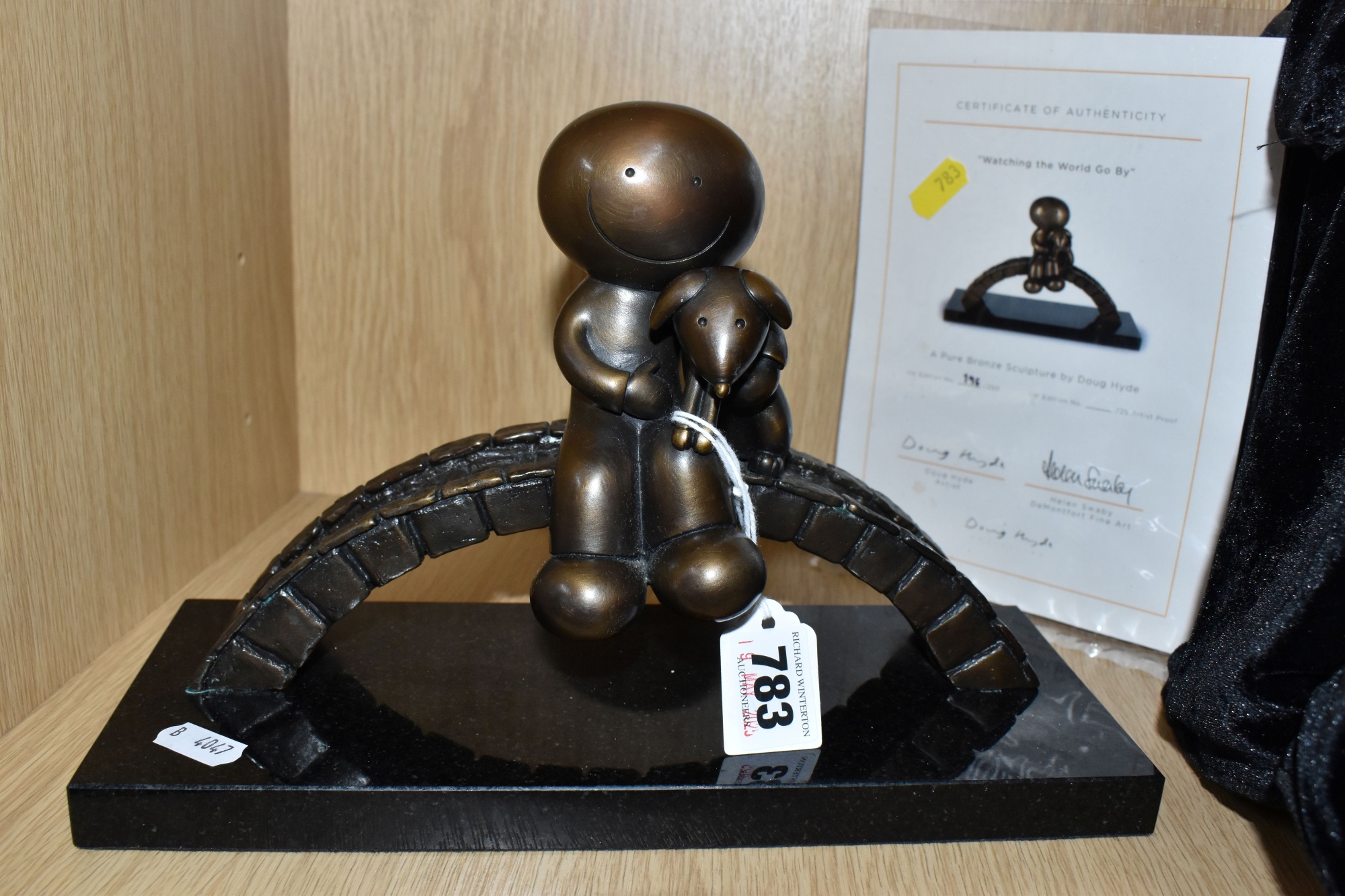 Doug Hyde 'Watching The World Go By' Ltd Edition Bronze Sculpture Sold £420