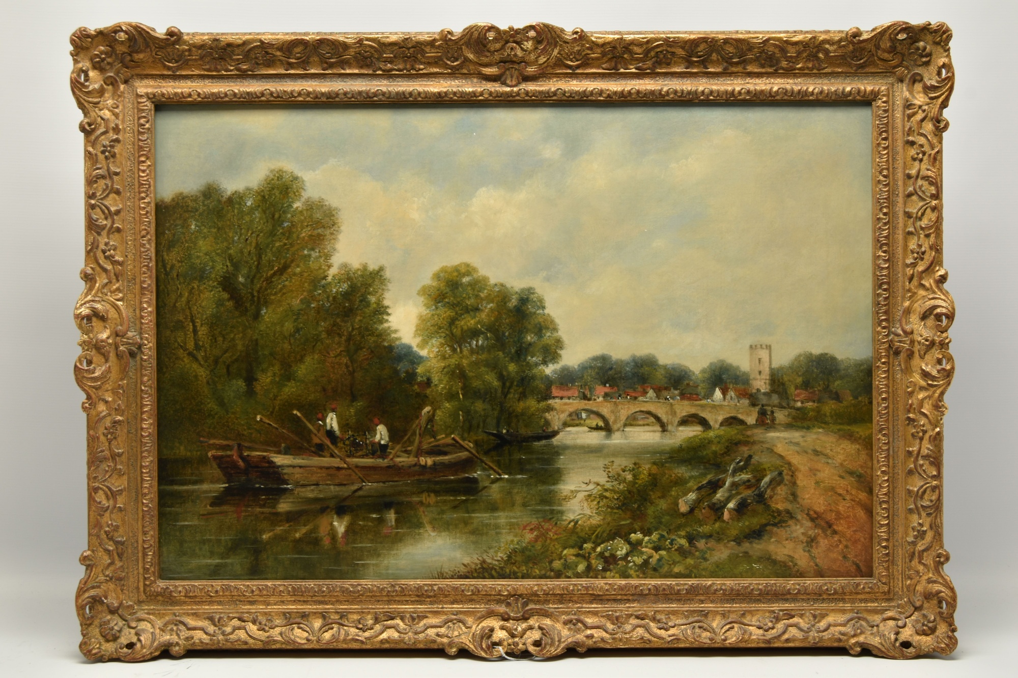Late C19th River Landscape Sold £900