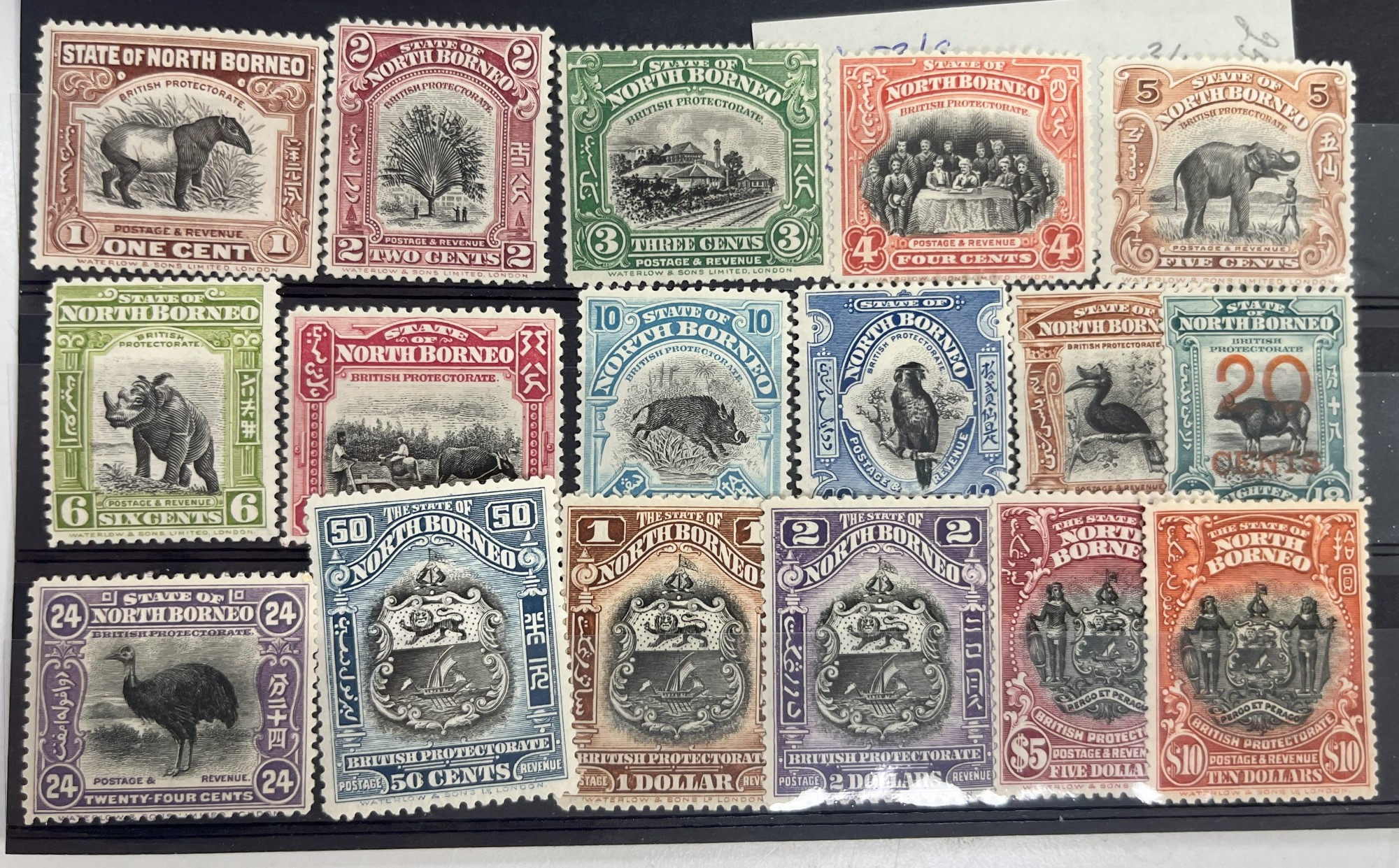 1925 North Borneo Stamps Set Less Couple Of Minor Values Web