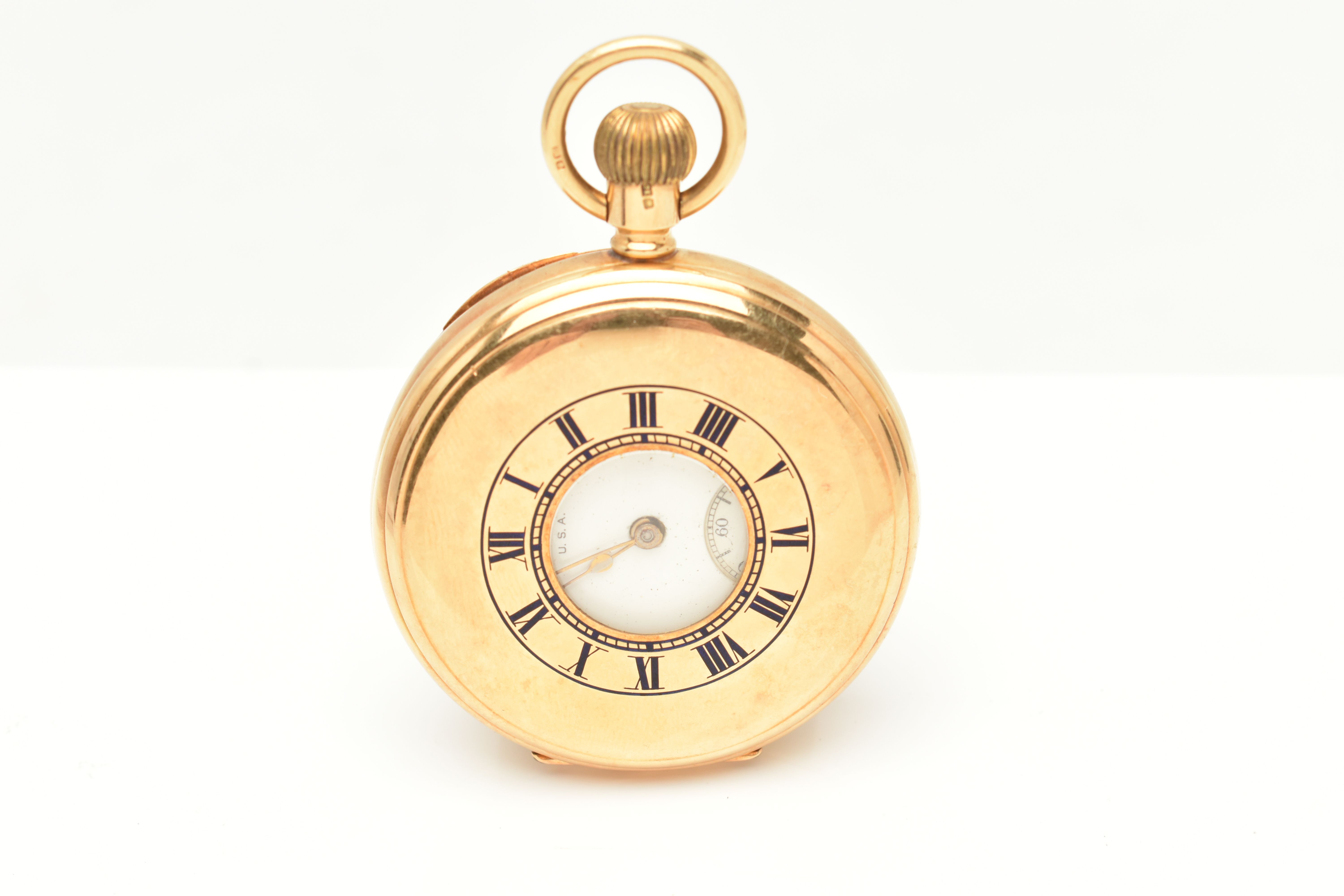 18Ct Gold Early C20th Waltham Pocket Watch Sold £2,000