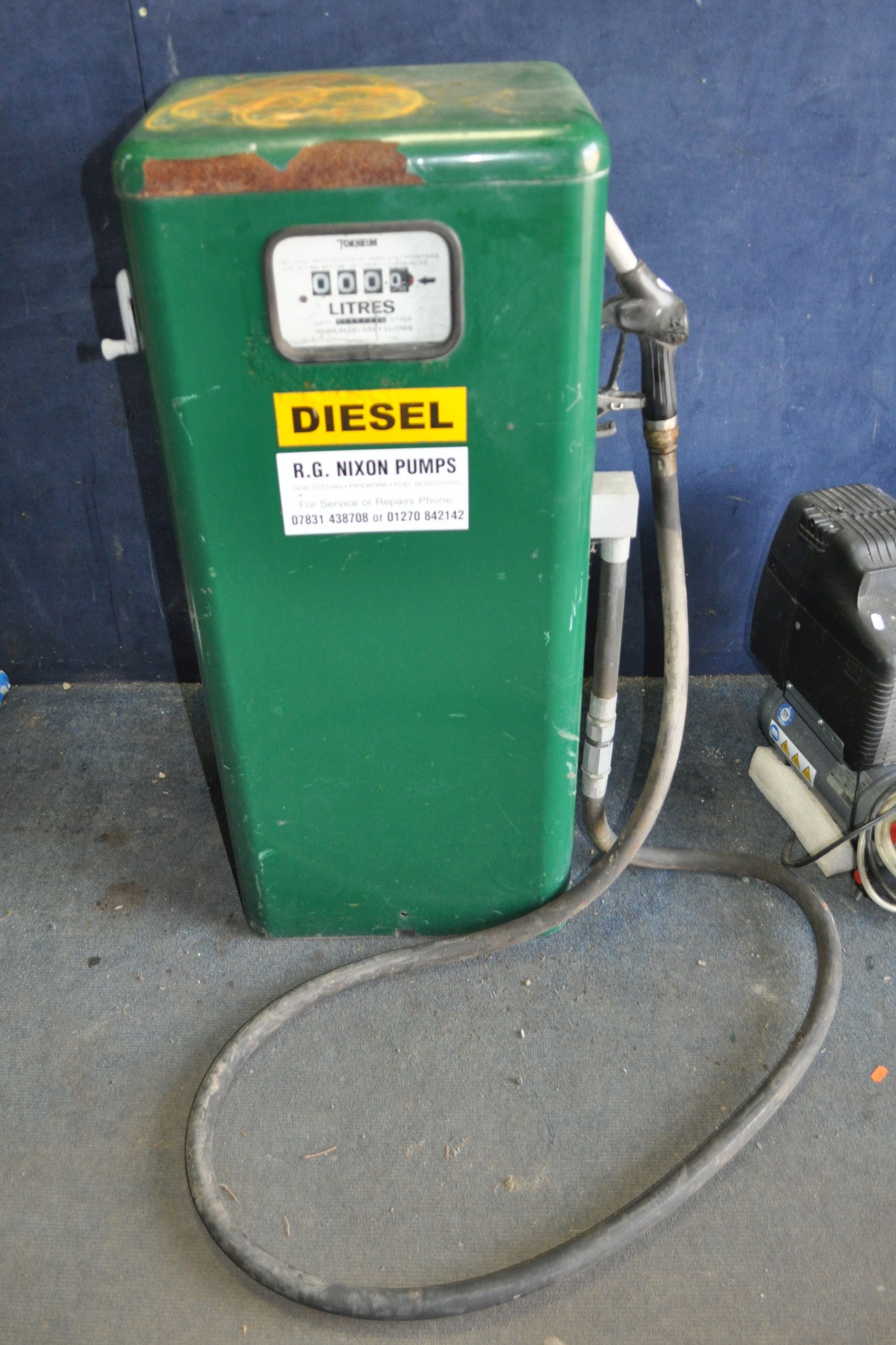 Mid Century Tokheim 2197 Fuel Pump Sold £300