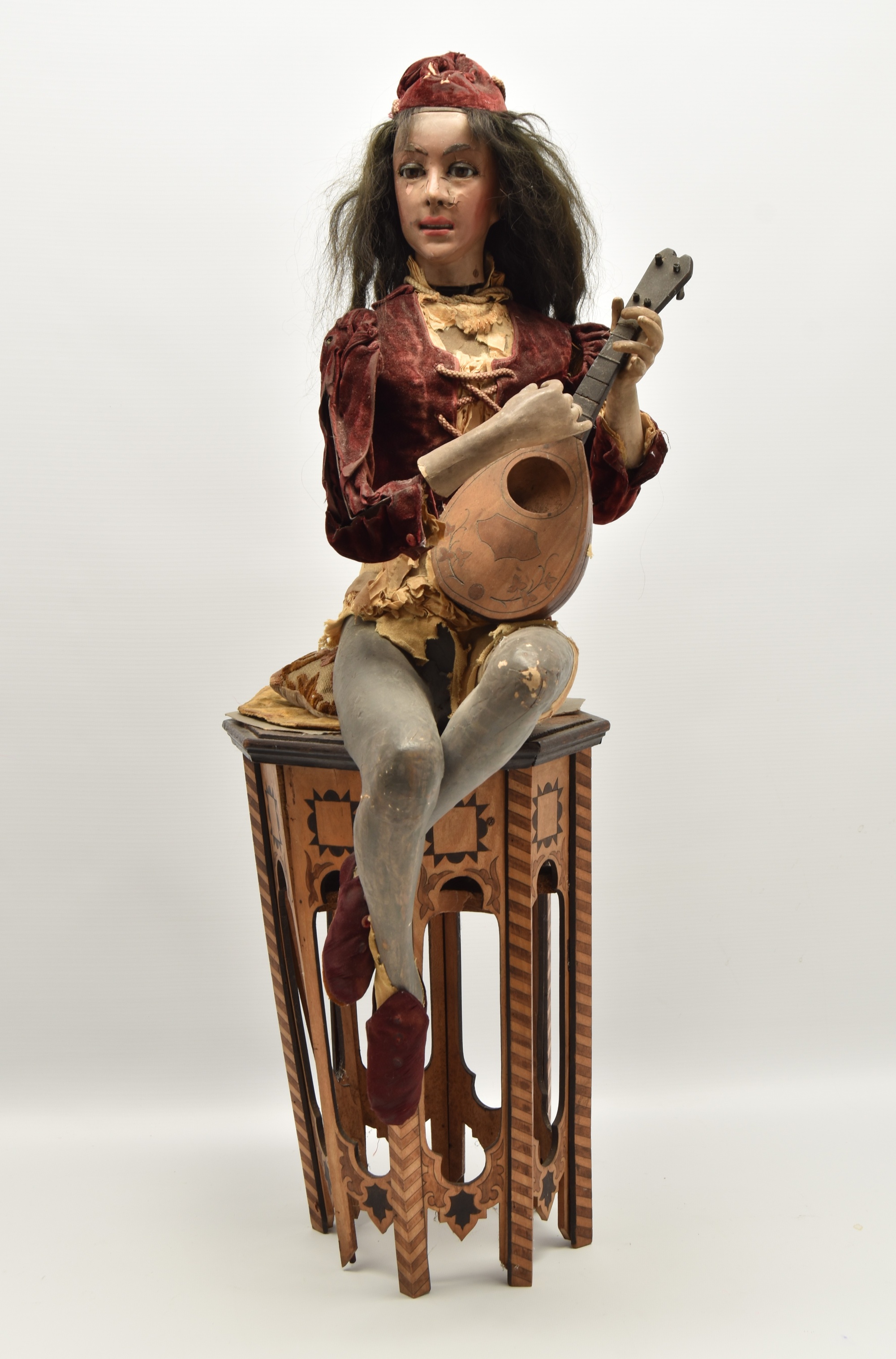 ‘The Mandolin Player’ by Gustave Vichy, one of the premier master craftsmen during the ‘Golden Age’ of French automata.