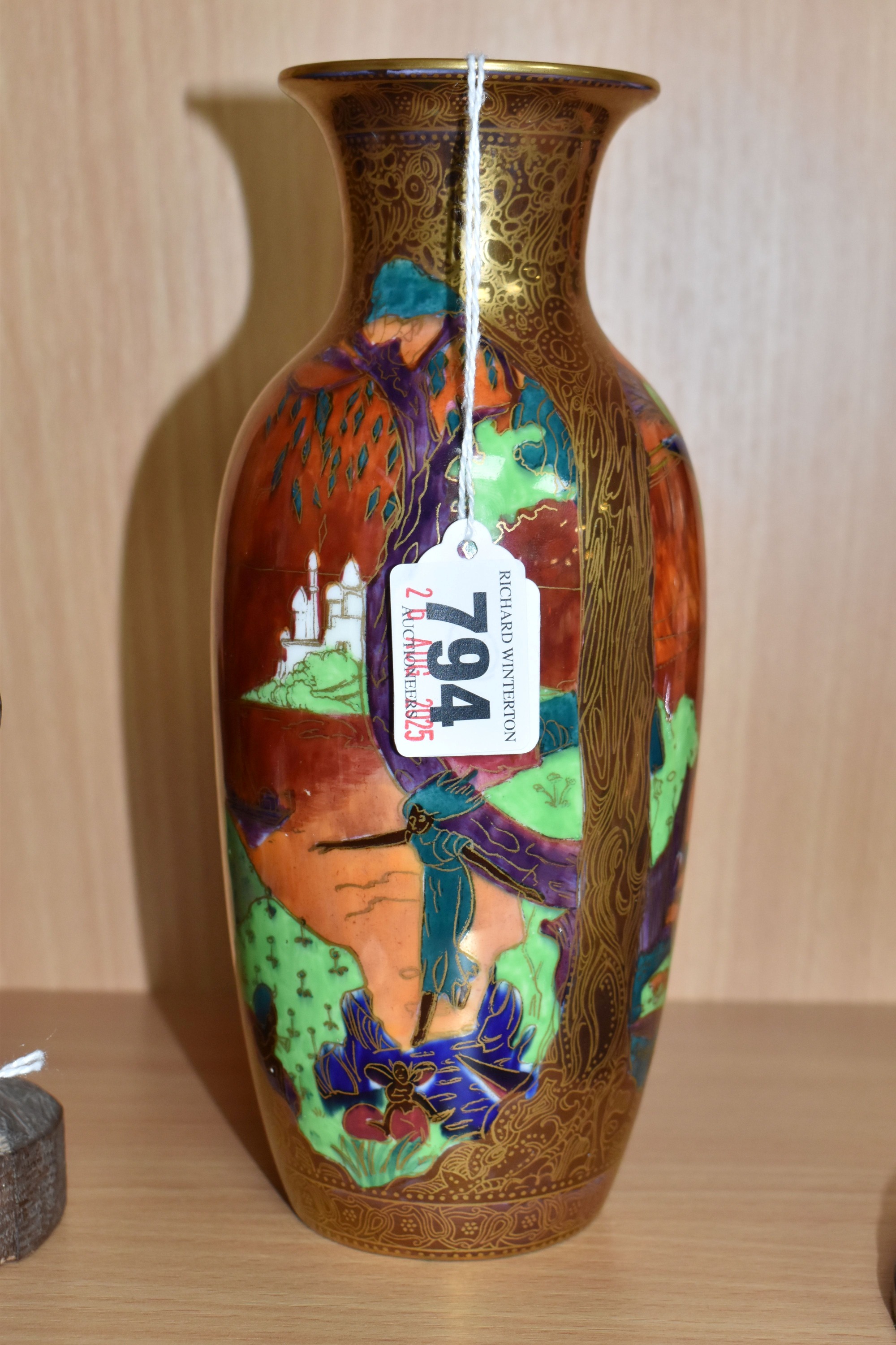 Wedgwood Flame Fairyland Lustre Vase By Daisy Makeig Jones Circa 1920 Sold £620