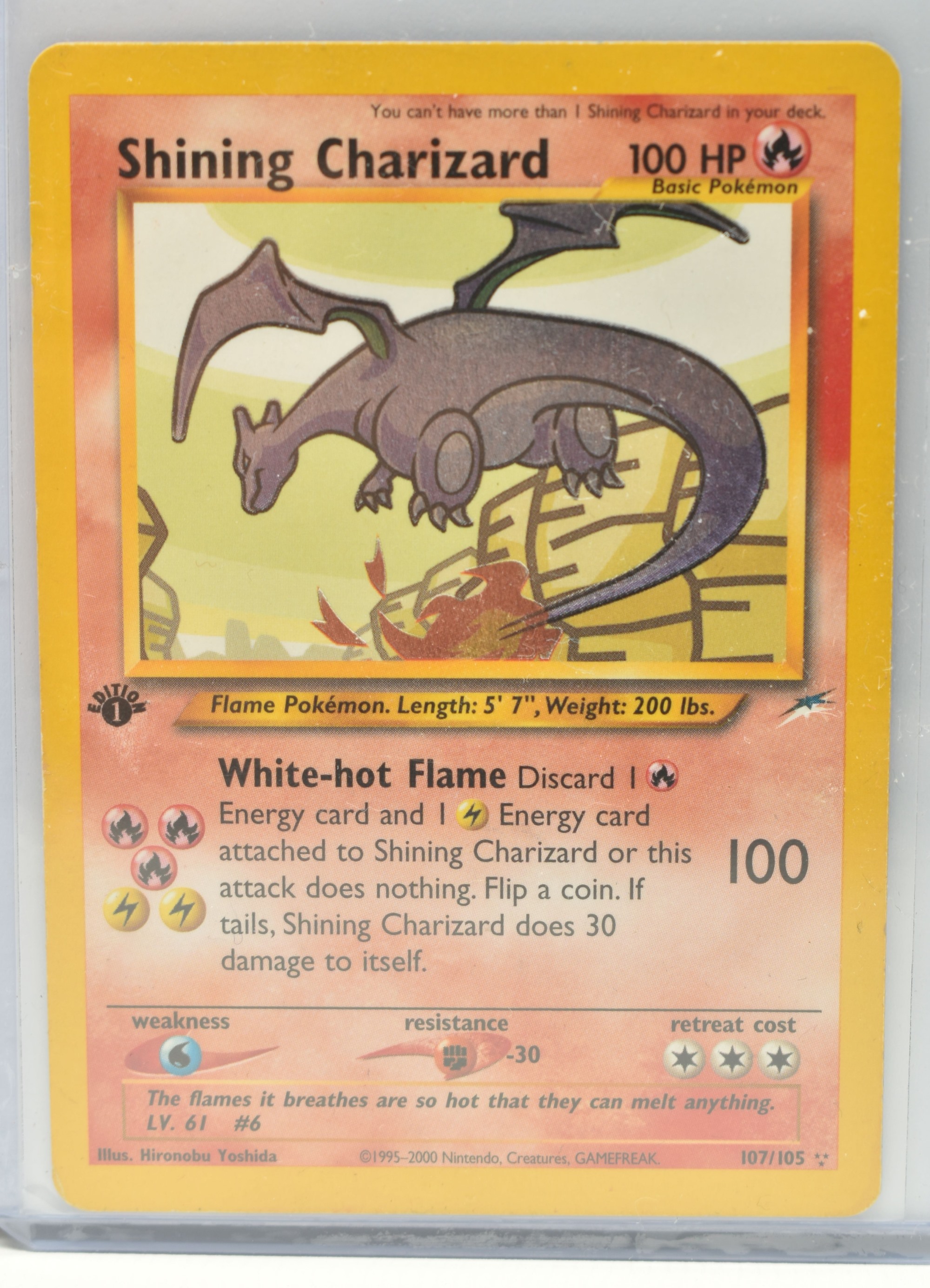 Pokemon Neo Destiny First Edition Shining Charizard Sold £1,350