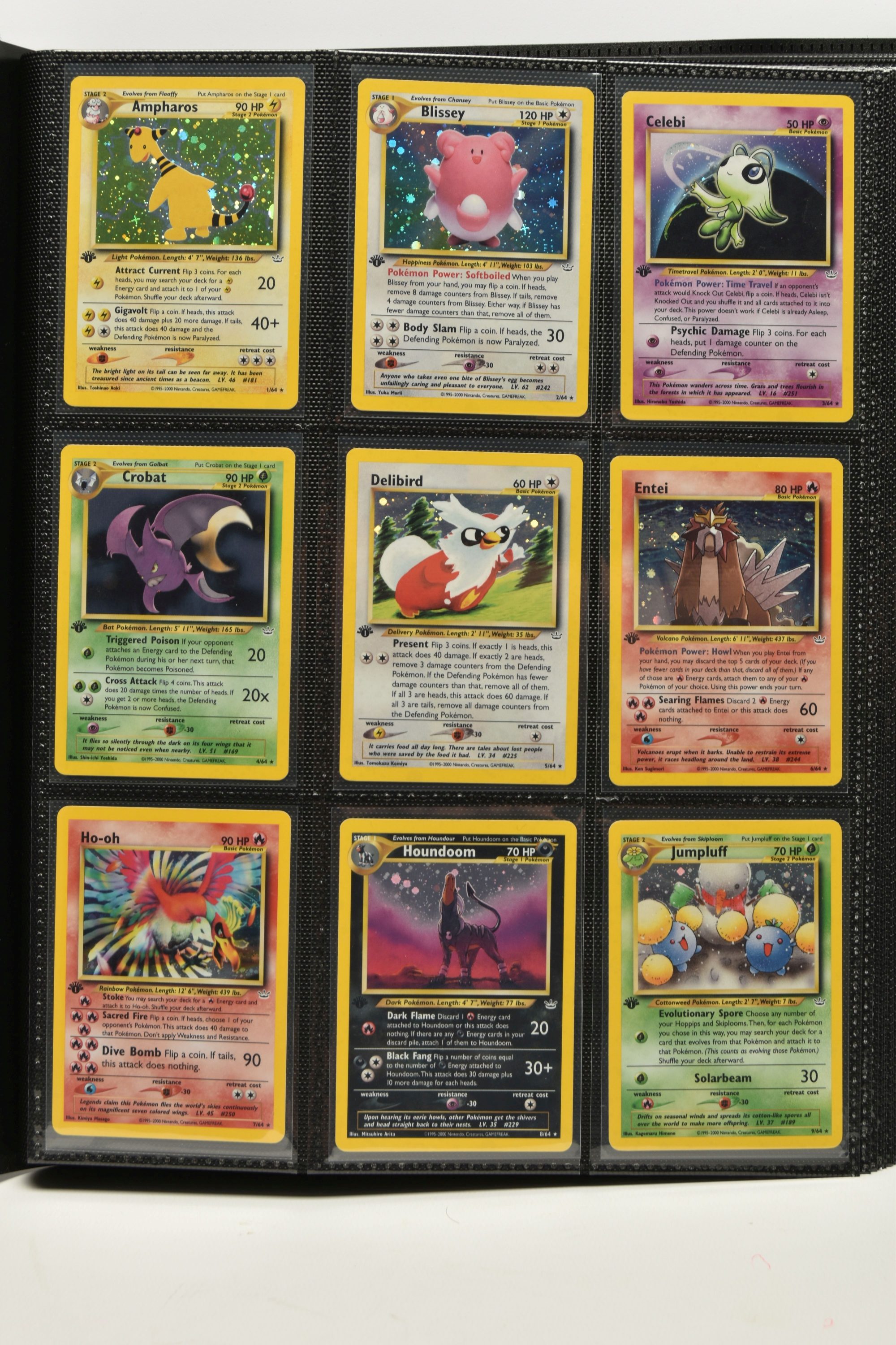 Complete Pokemon 1St Edition Neo Revelation Set Sold £3,400 Web