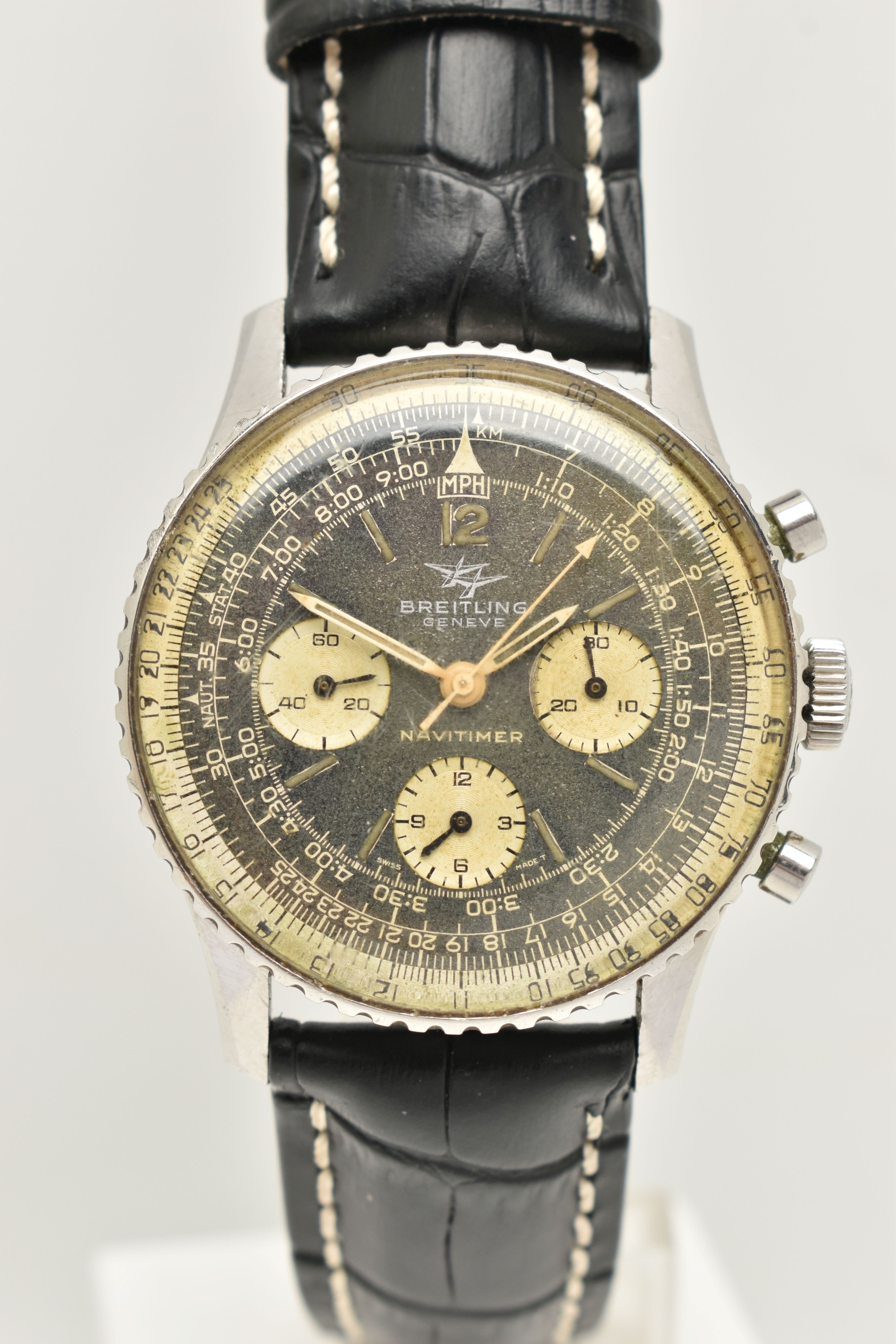 1965 Breitling Geneve 'Twin Jet' Navitimer 806 Watch Sold £1,600