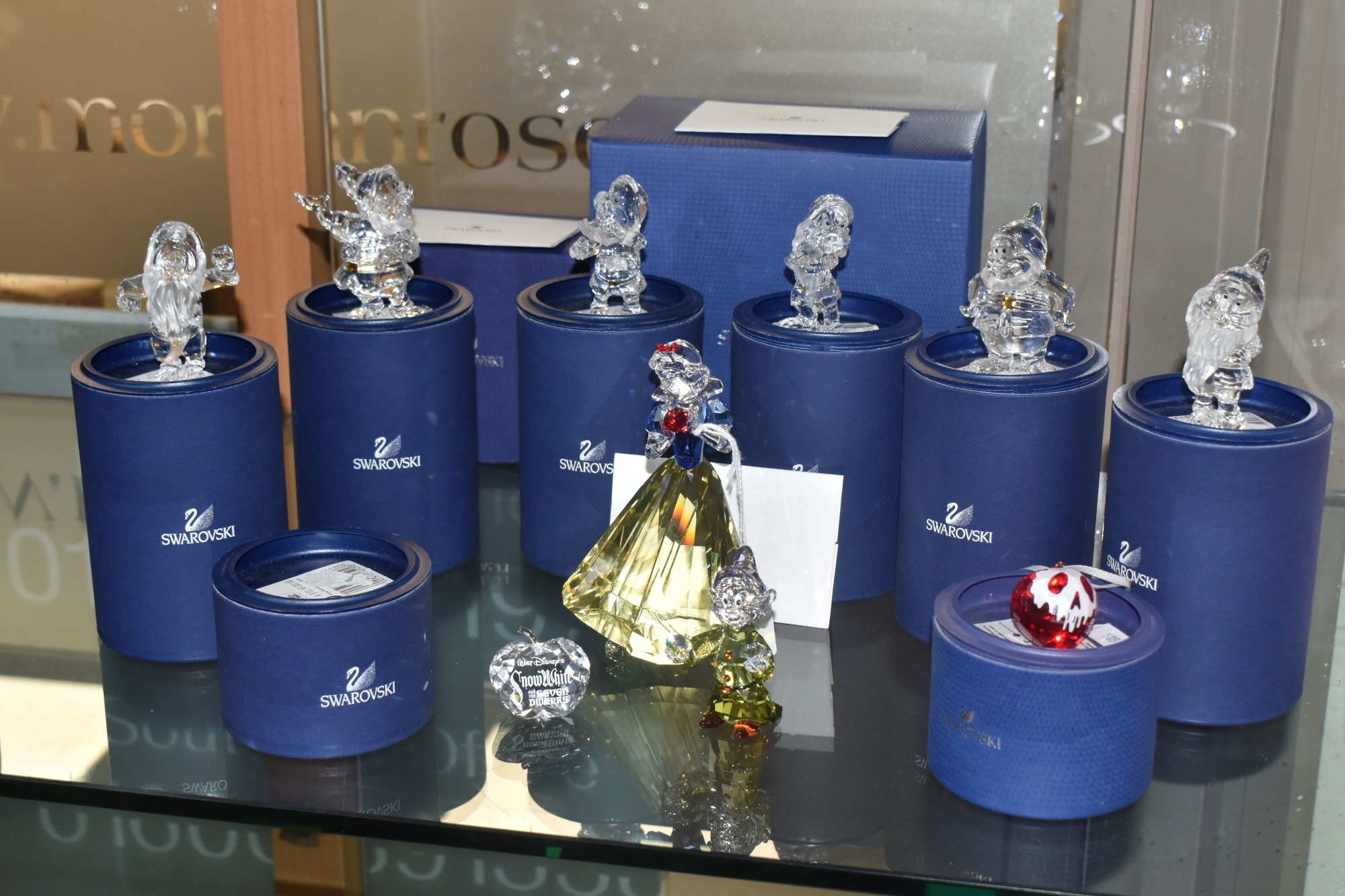 Swarovski Crystal Disney Snow White And The Seven Dwarfs Sold £550