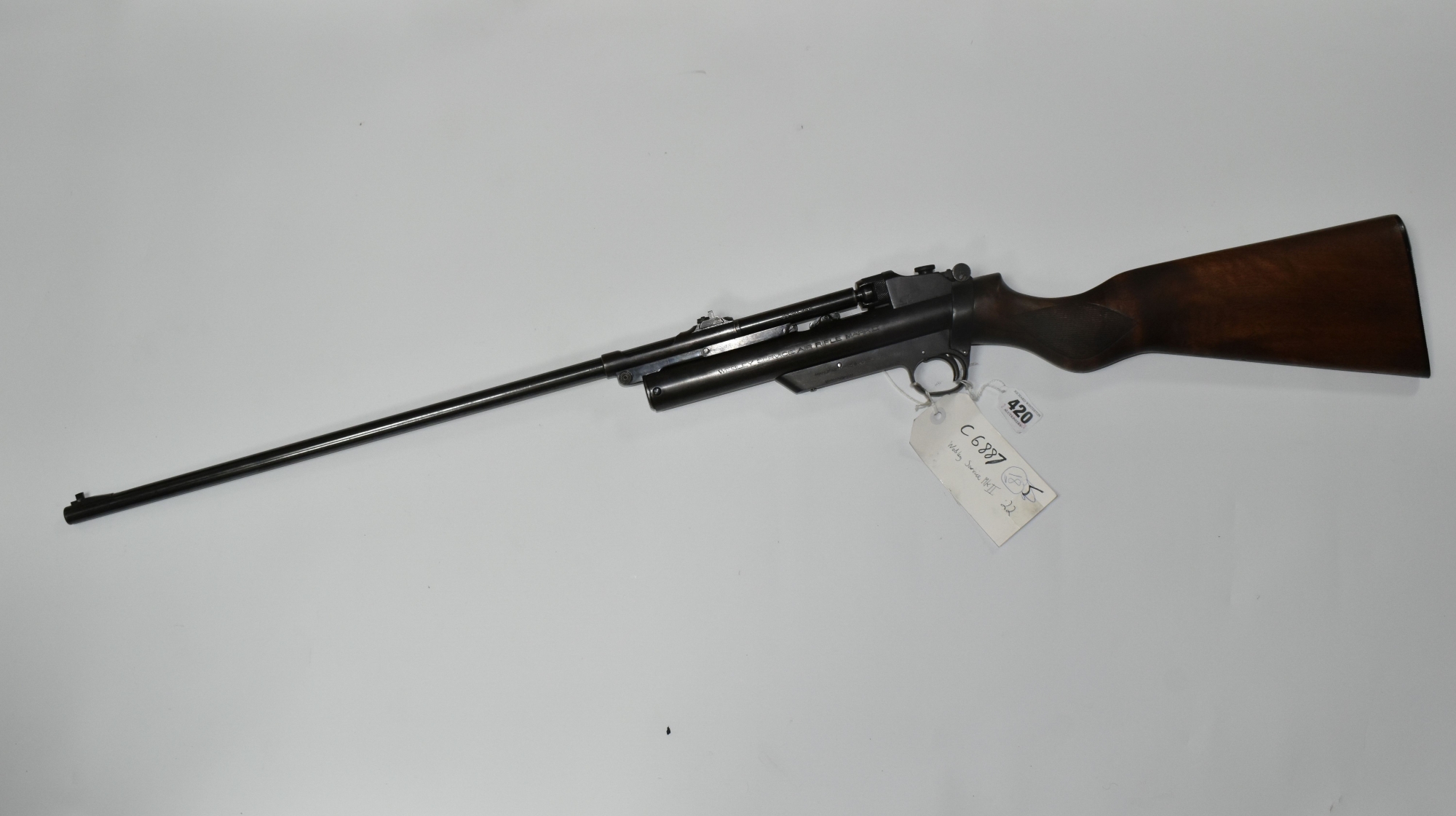 Webley Service Mark II .22 Air Rifle Sold £520