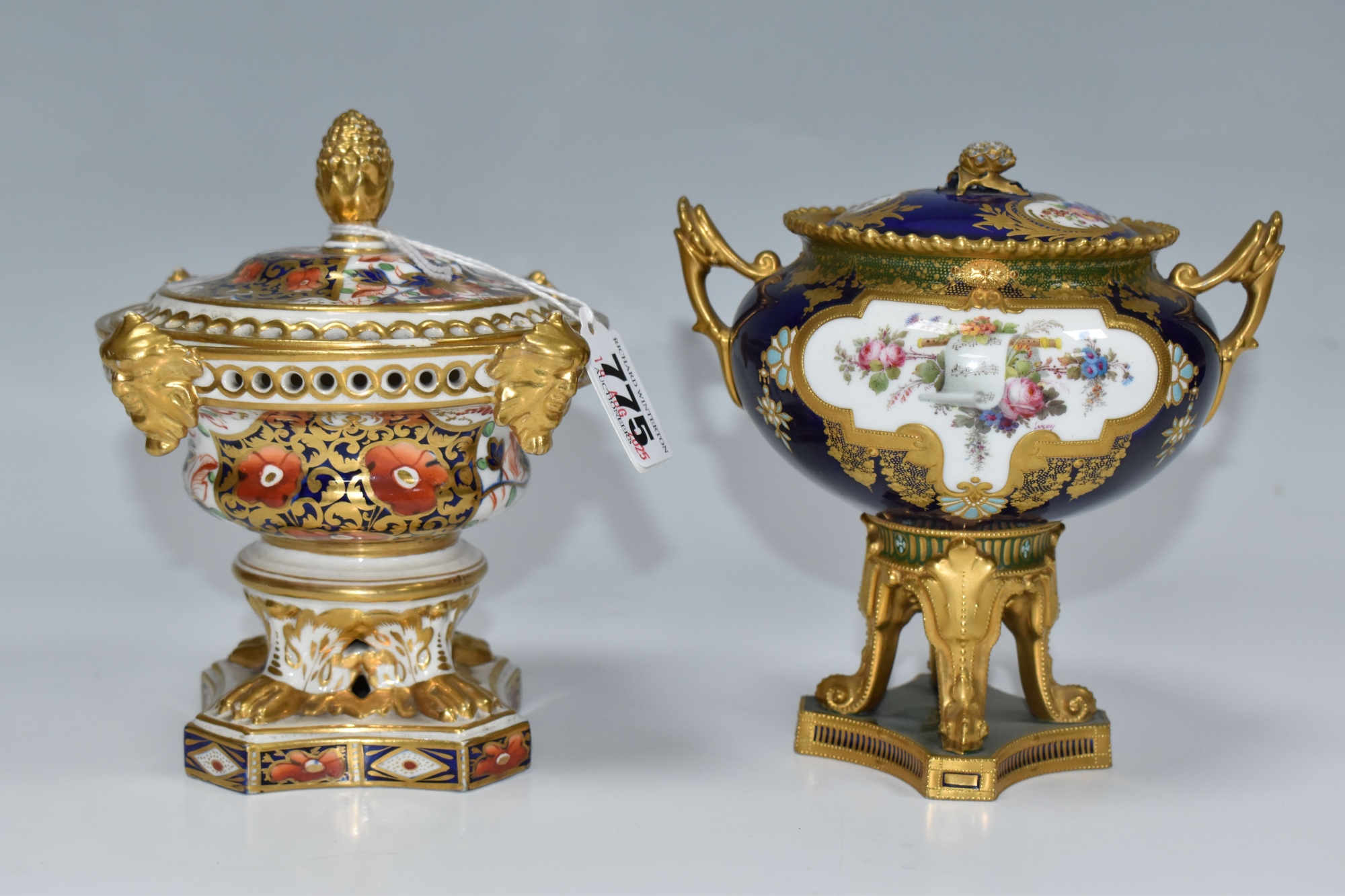 Two Pieces Of Royal Crown Derby Sold £850