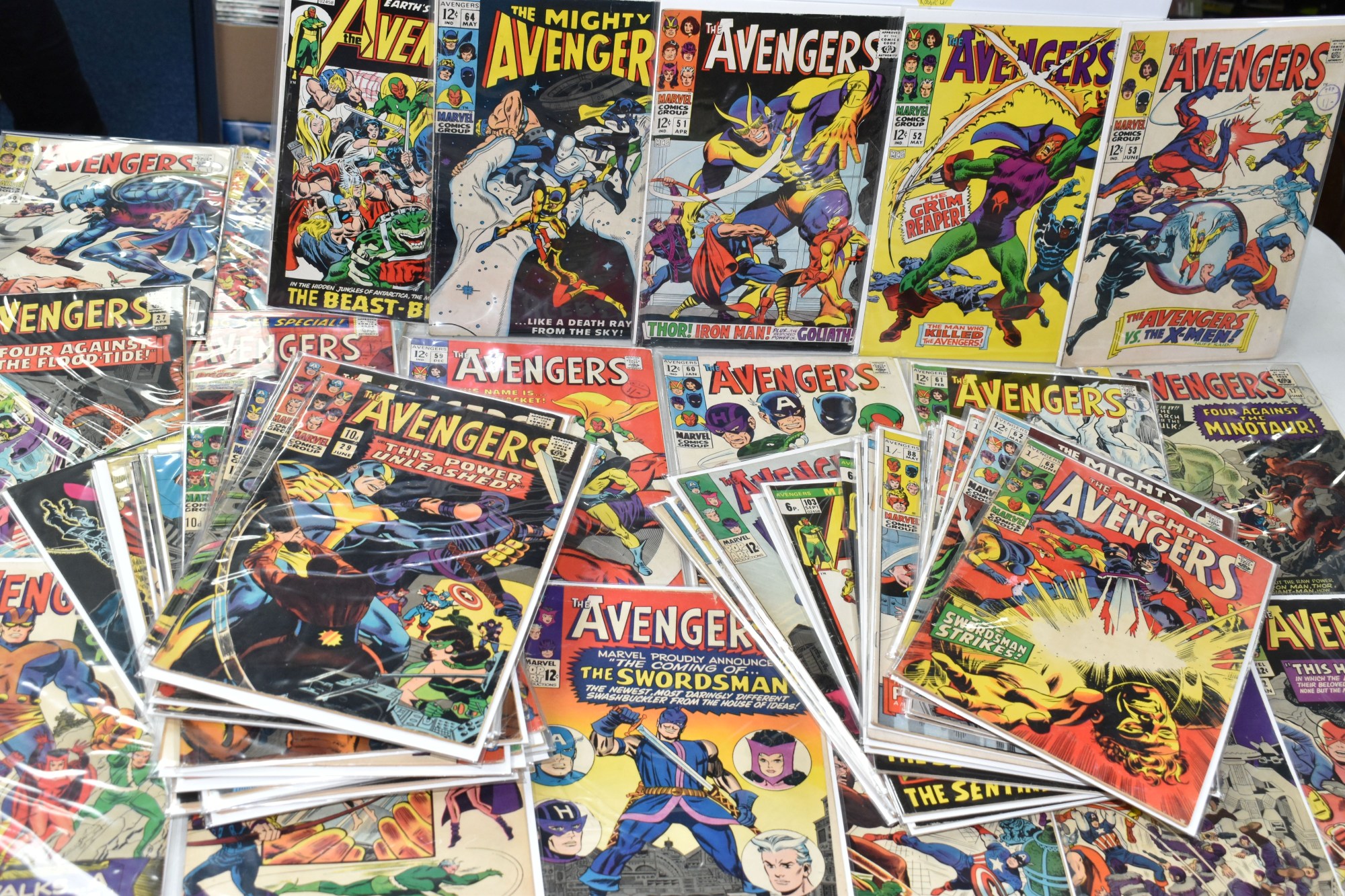 Collection Of Avengers Marvel Comics Sold £700