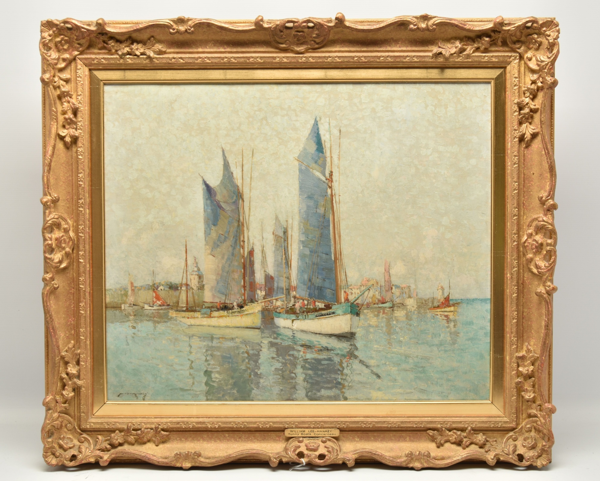 'Tunny Boats, Concarneau' Attributed To William Lee Hankey Sold £1,600