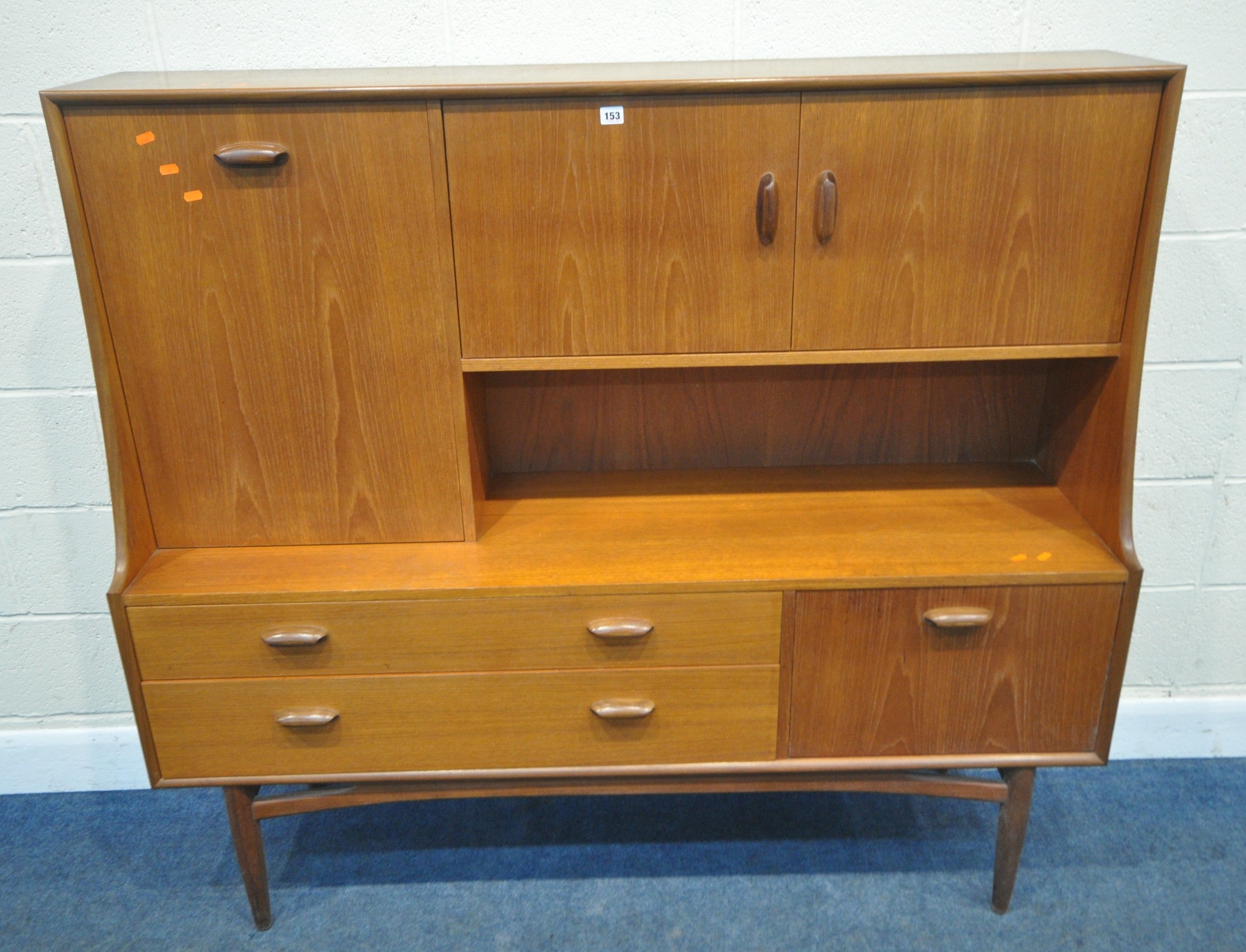G Plan Mid Century Teak Highboard Sold £200 Web