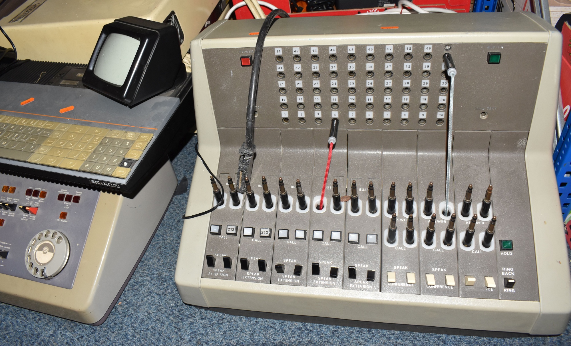 Vintage Telephone Exchange Consoles Sold £380