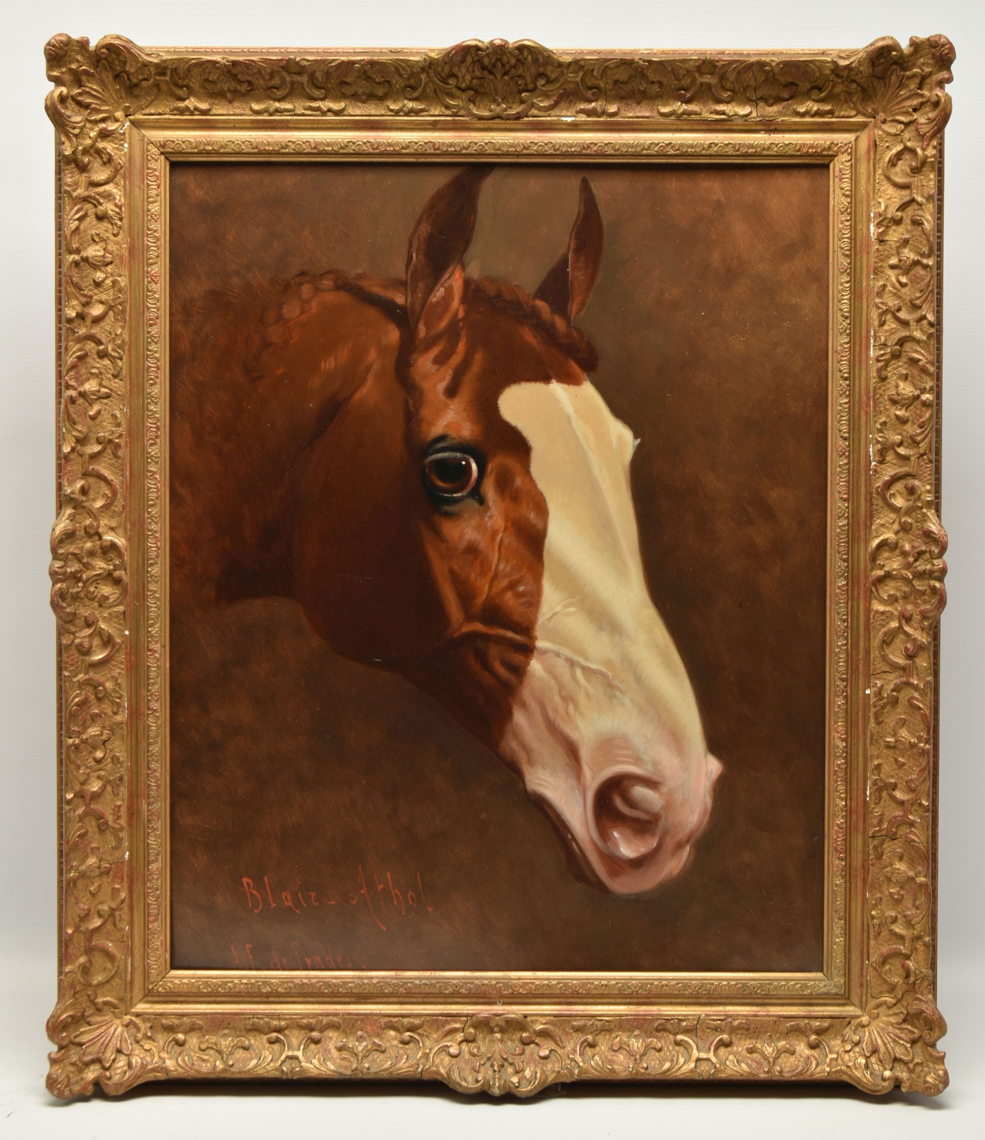 'Blair Athol' Oil Painting By Alfred Frank De Prades Sold £1,700
