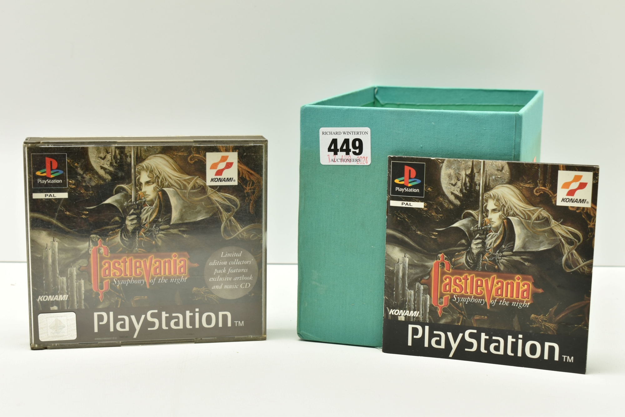 Playstation Game Castlevania Symphony Of The Night Boxed Sold £360