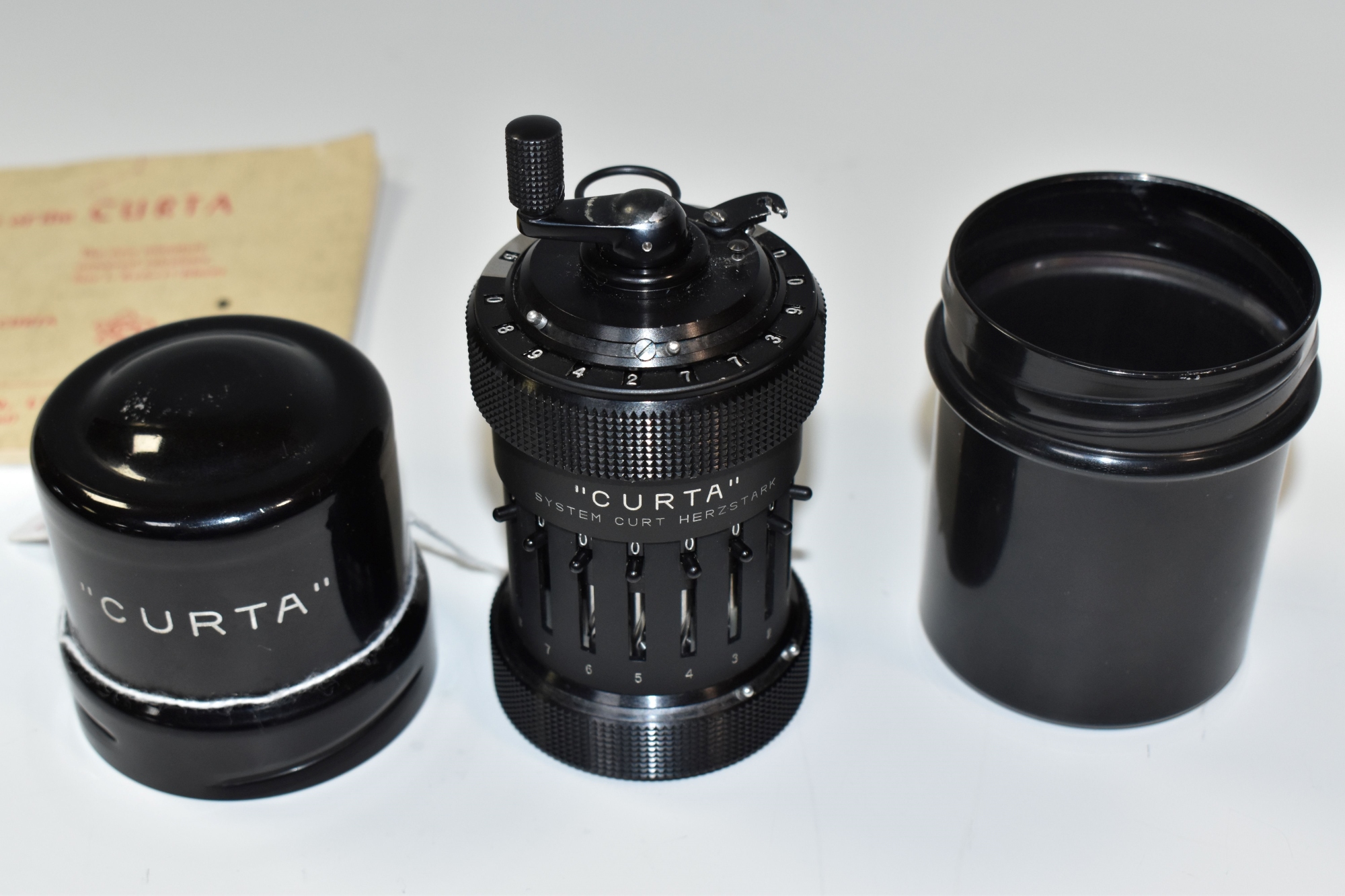Cased Curta Type 1 Calculator Sold £750