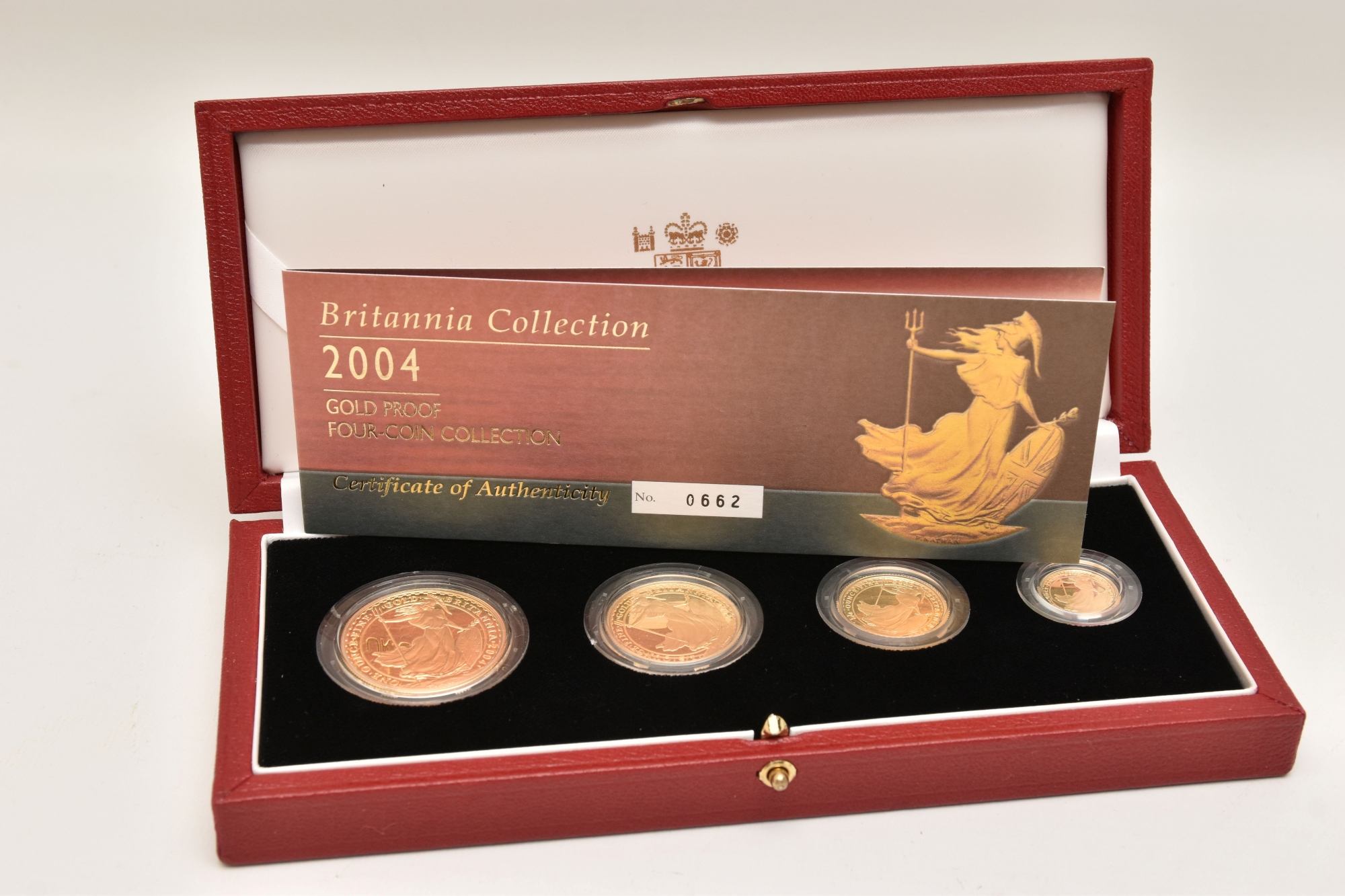 Britannia 2004 Gold Proof Collection Sold £4,500