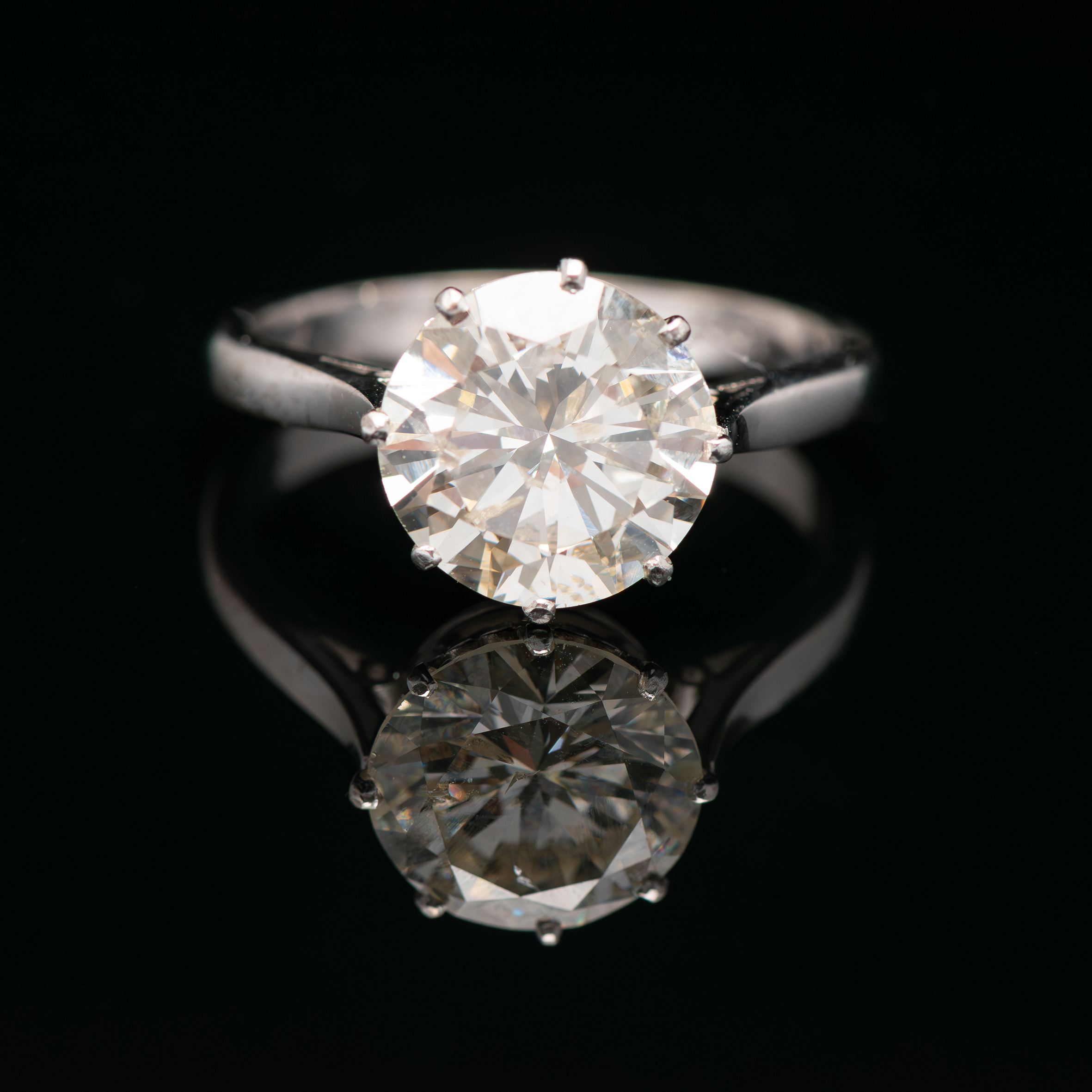 3.78Ct Single Stone Natural Diamond Ring Sold £8,400