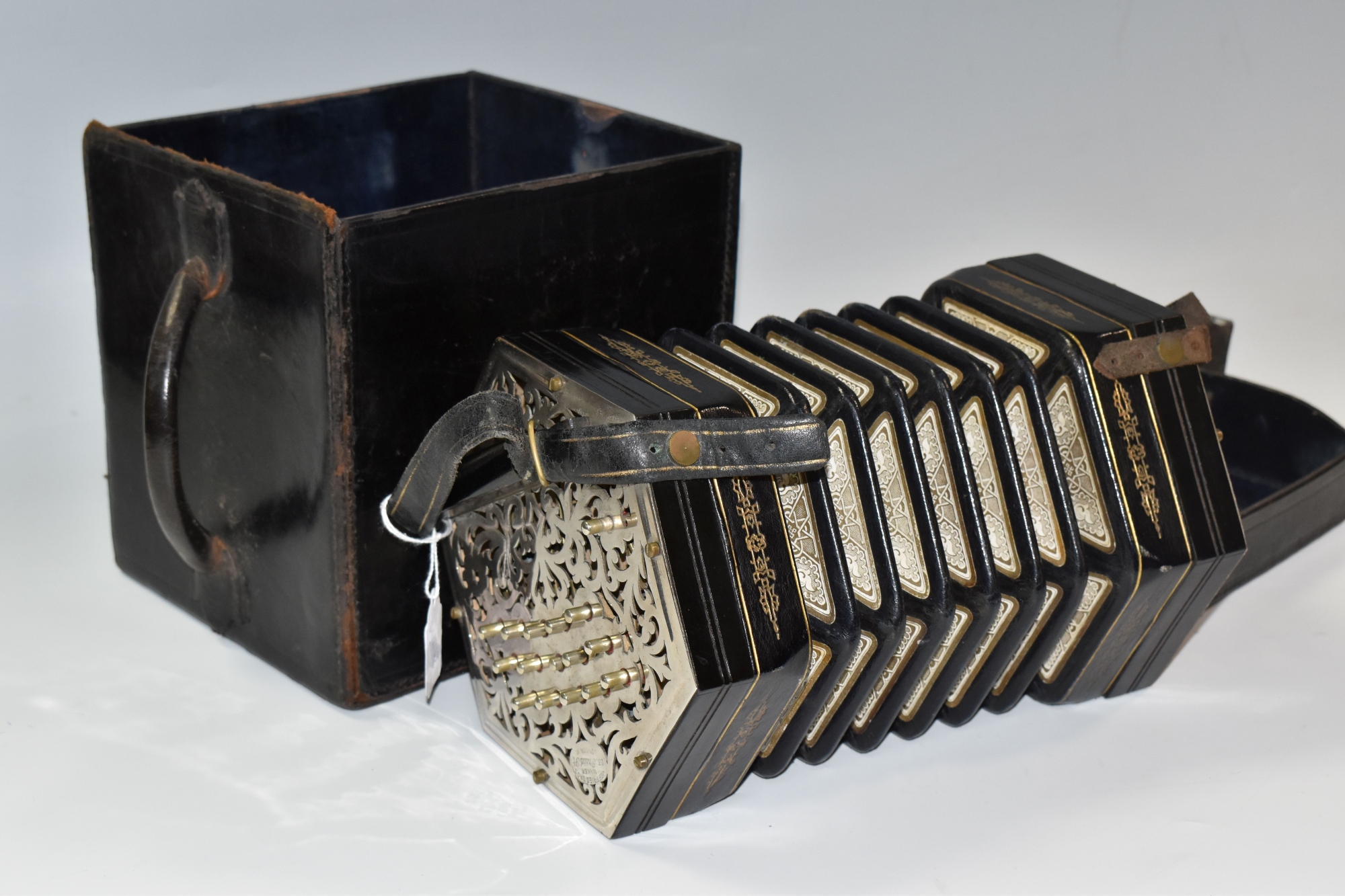 Early C20th Jeffries Bros Boxed Concertina Sold £4,000