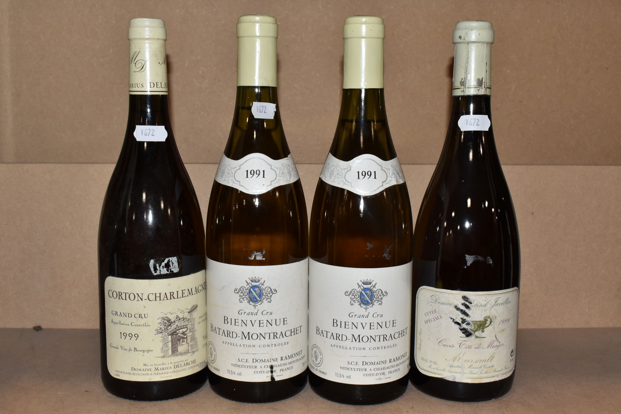 Four Bottles Of White Burgundy Sold £680