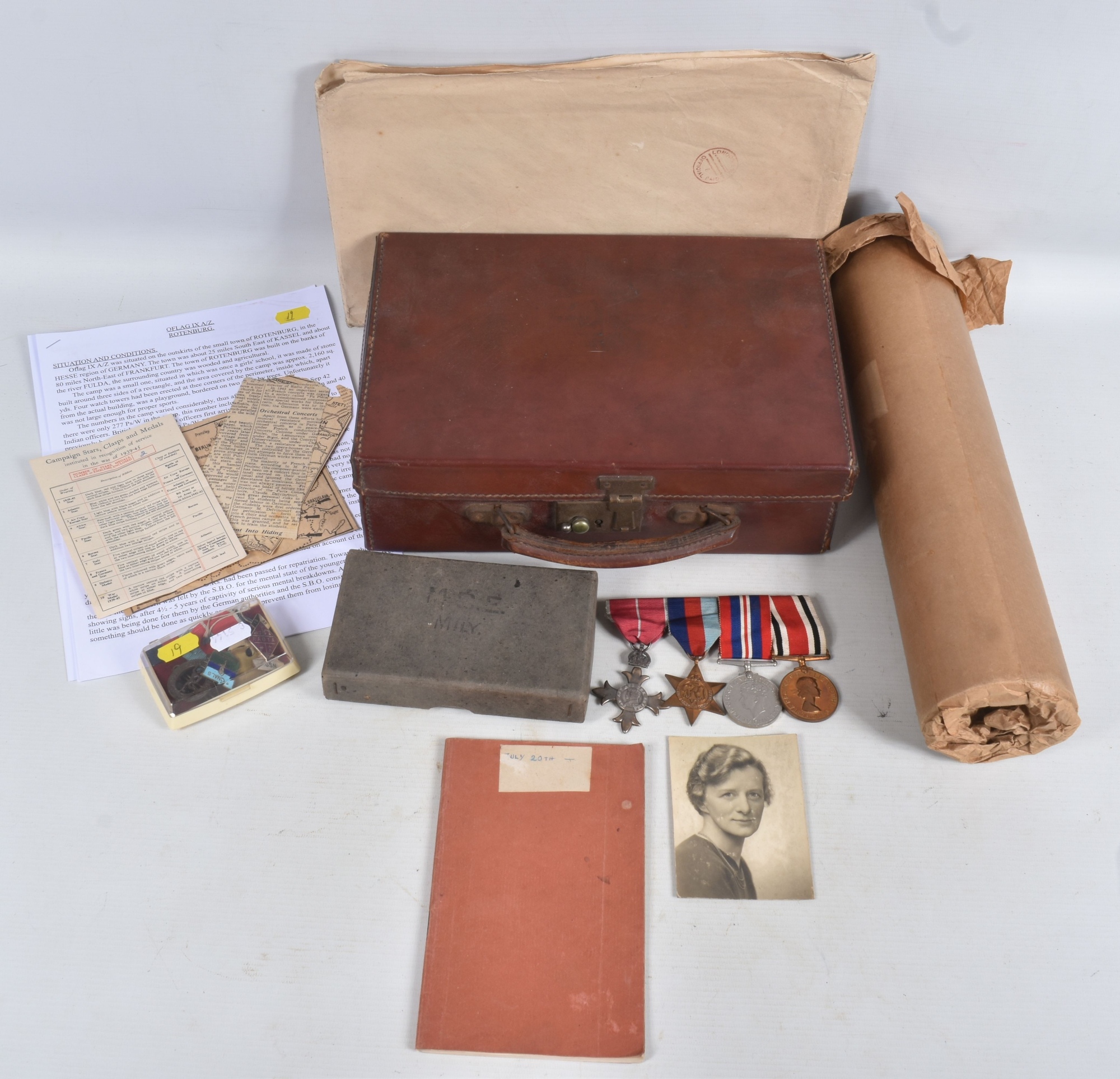 Military Archive Of WW2 British Soldier And POW Sold £380