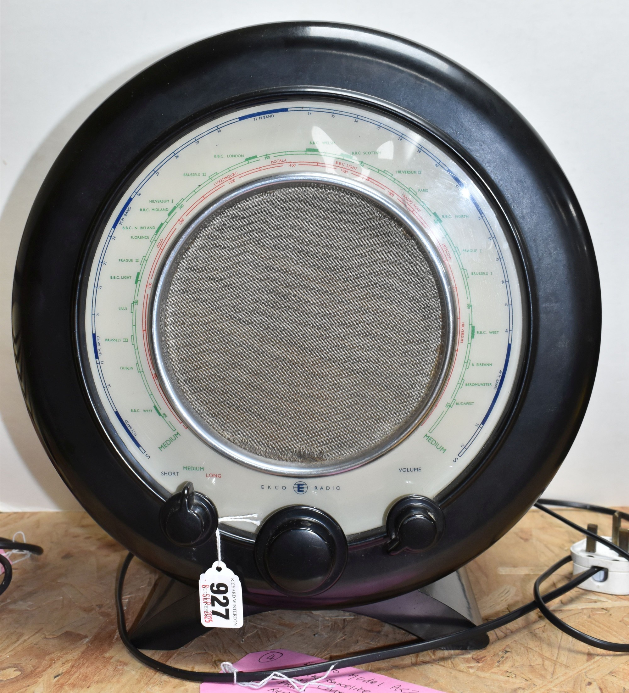 Mid C20th EKCO Radio Model A22 Sold £380