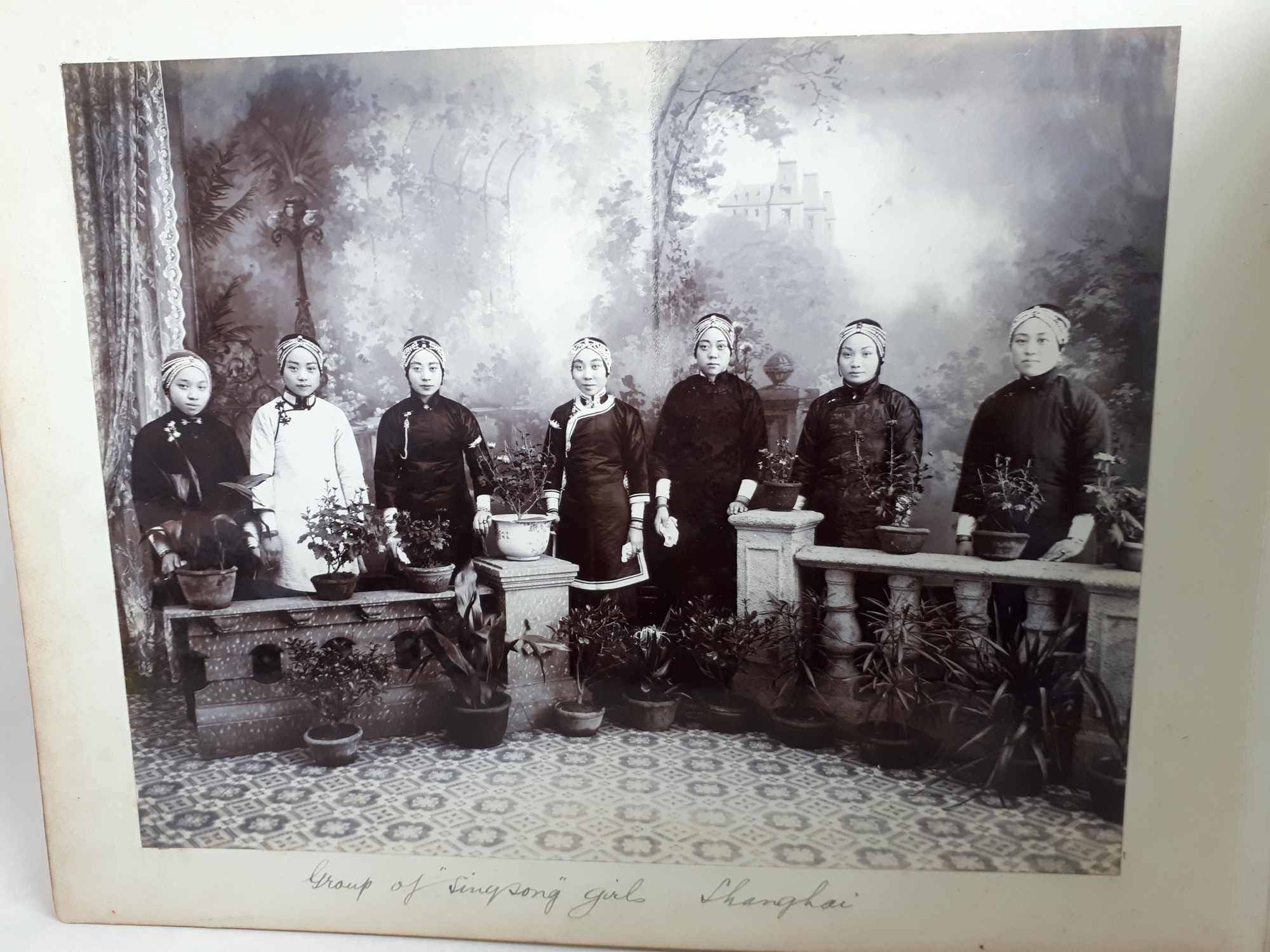 A group of ‘singsong girls’ in Shanghai.